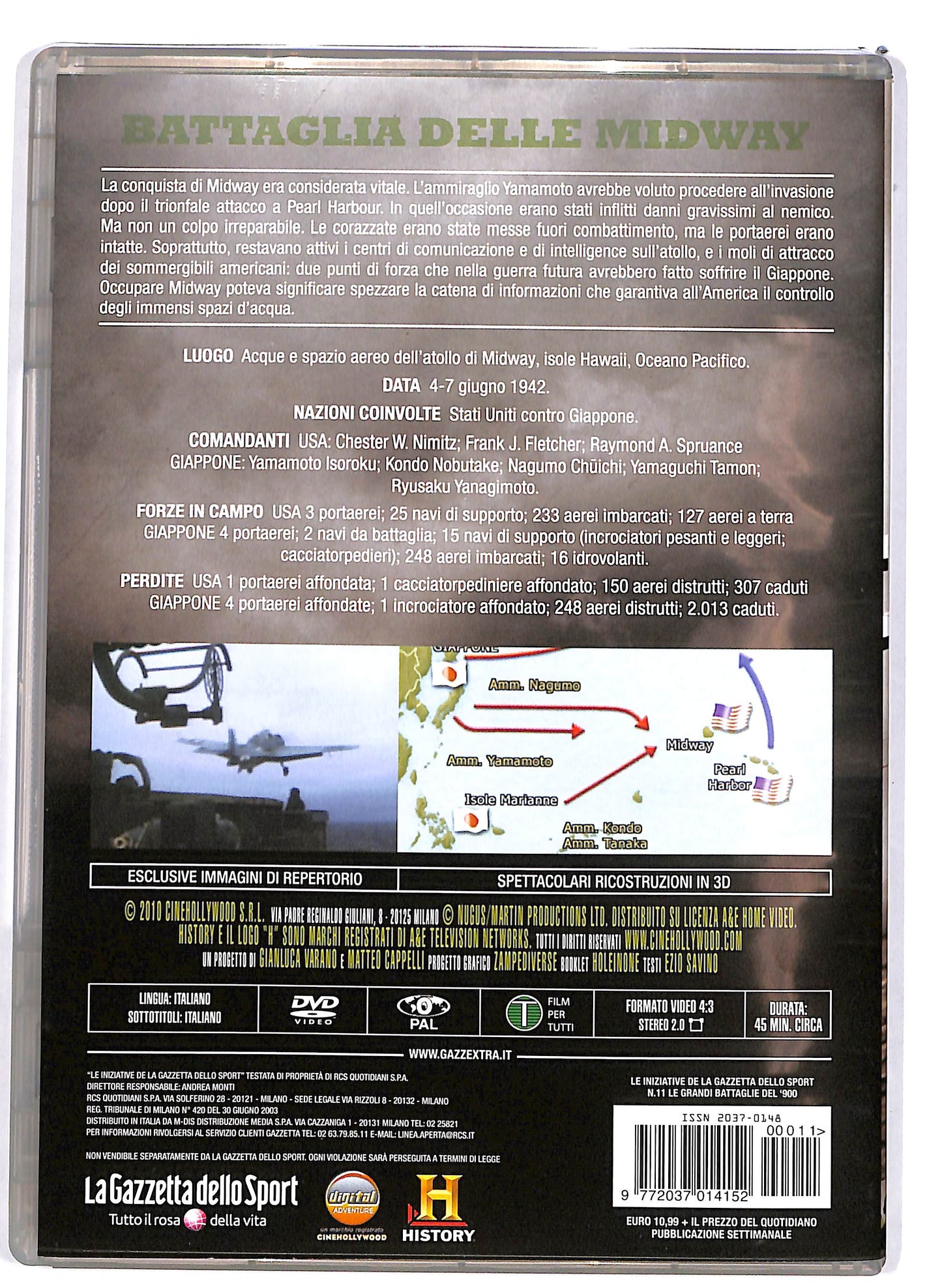 EBOND Battaglia delle Midway EDITORIALE DVD DB717436