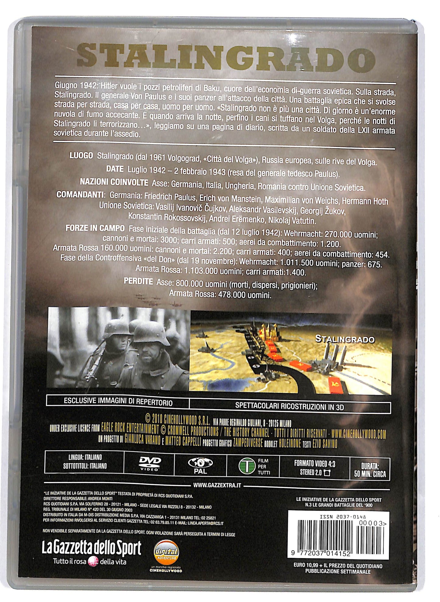 EBOND Le Grandi Battaglie del 900- Stalingrado EDITORIALE DVD DB717442