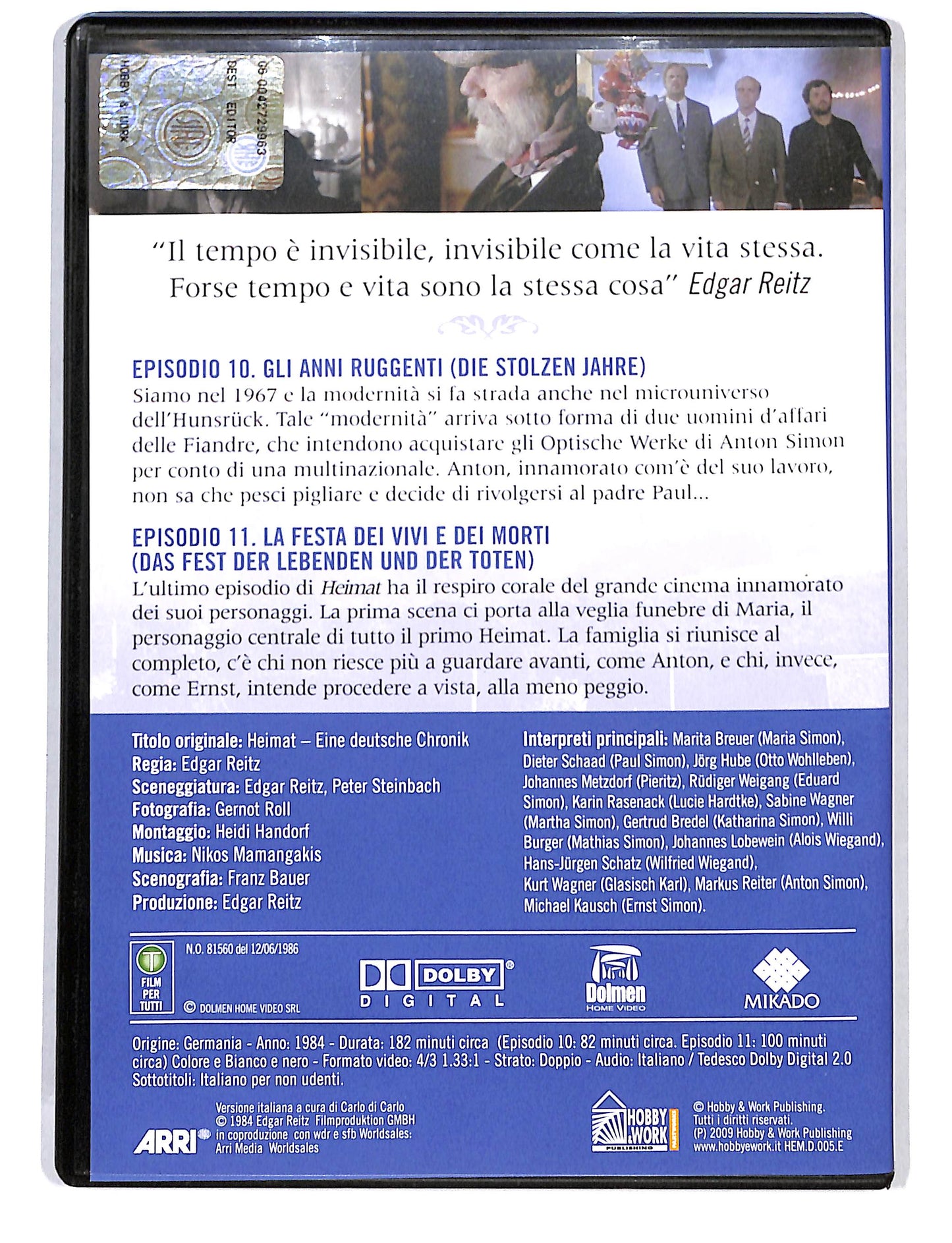 EBOND Heimat Episodi 10 - 11 EDITORIALE DVD DB717646