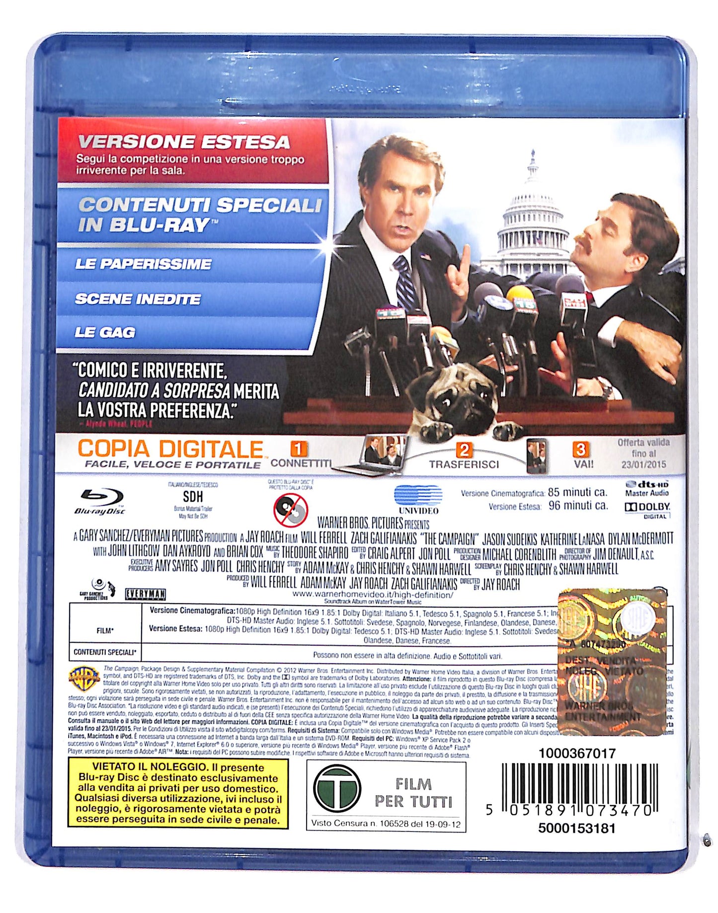 EBOND Candidato A Sorpresa BLURAY BLURAY DB718822