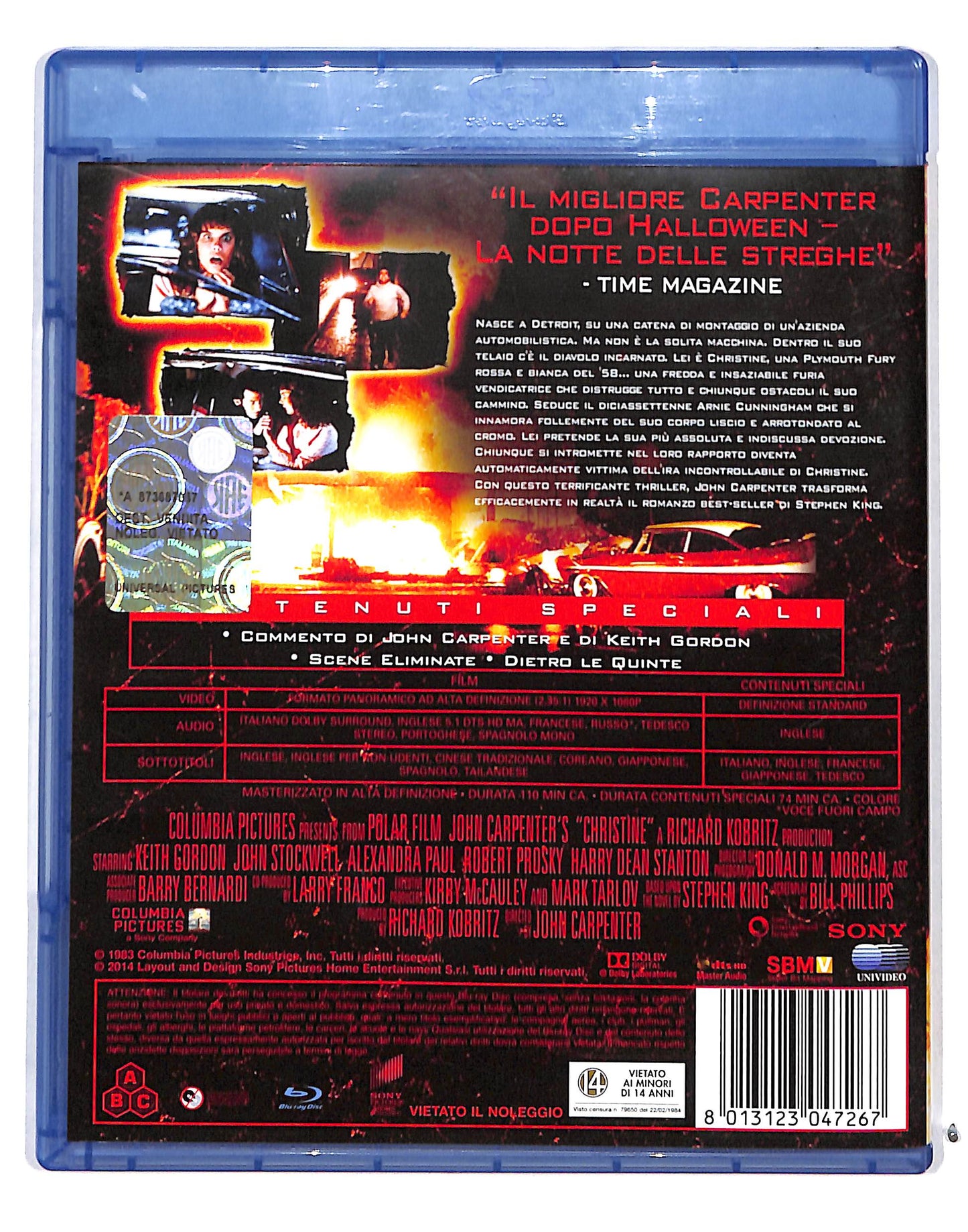 EBOND Christine La Macchina Infernale BLURAY BLURAY DB718833