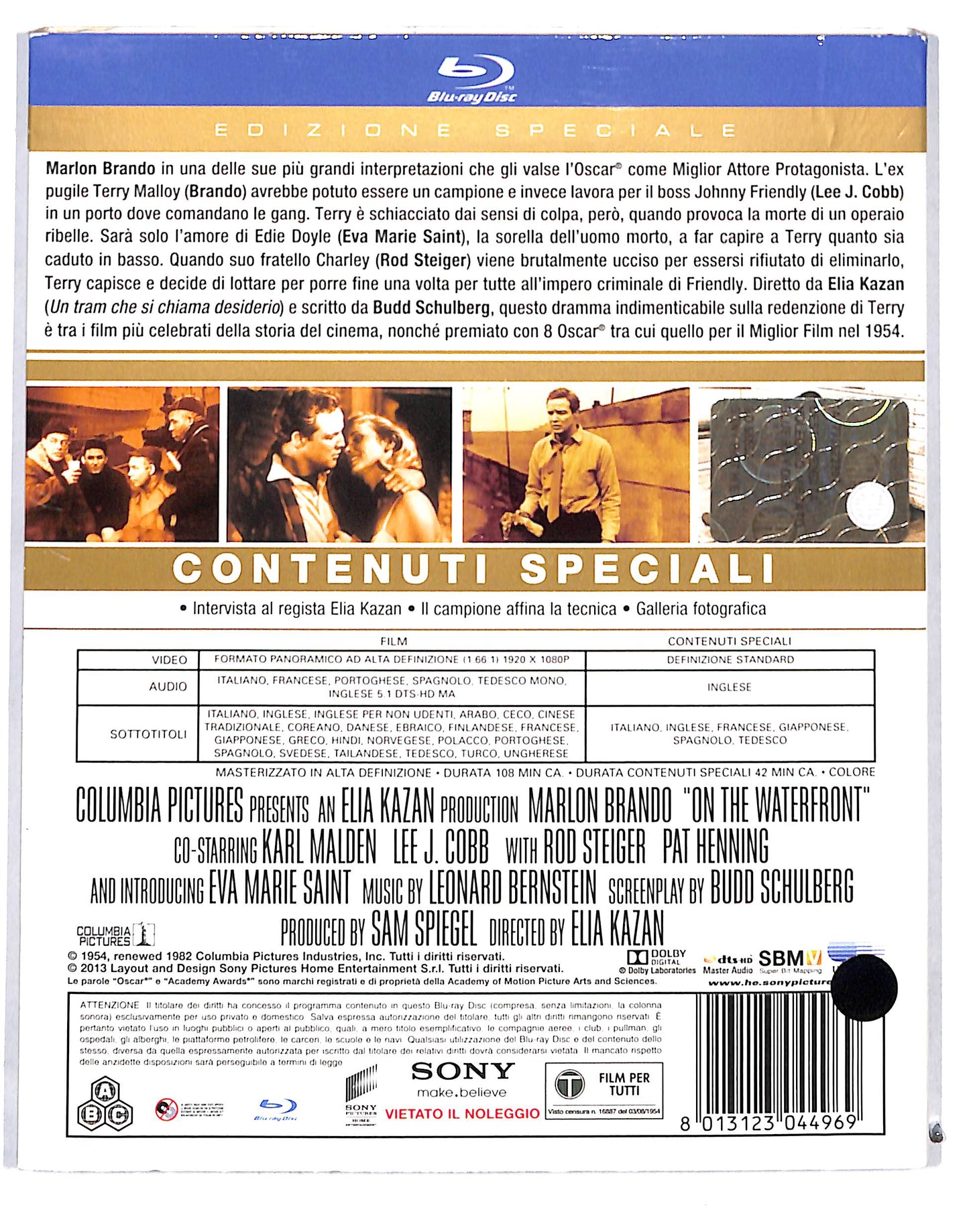 EBOND Fronte del porto Edizione Speciale BLURAY BLURAY DB718846