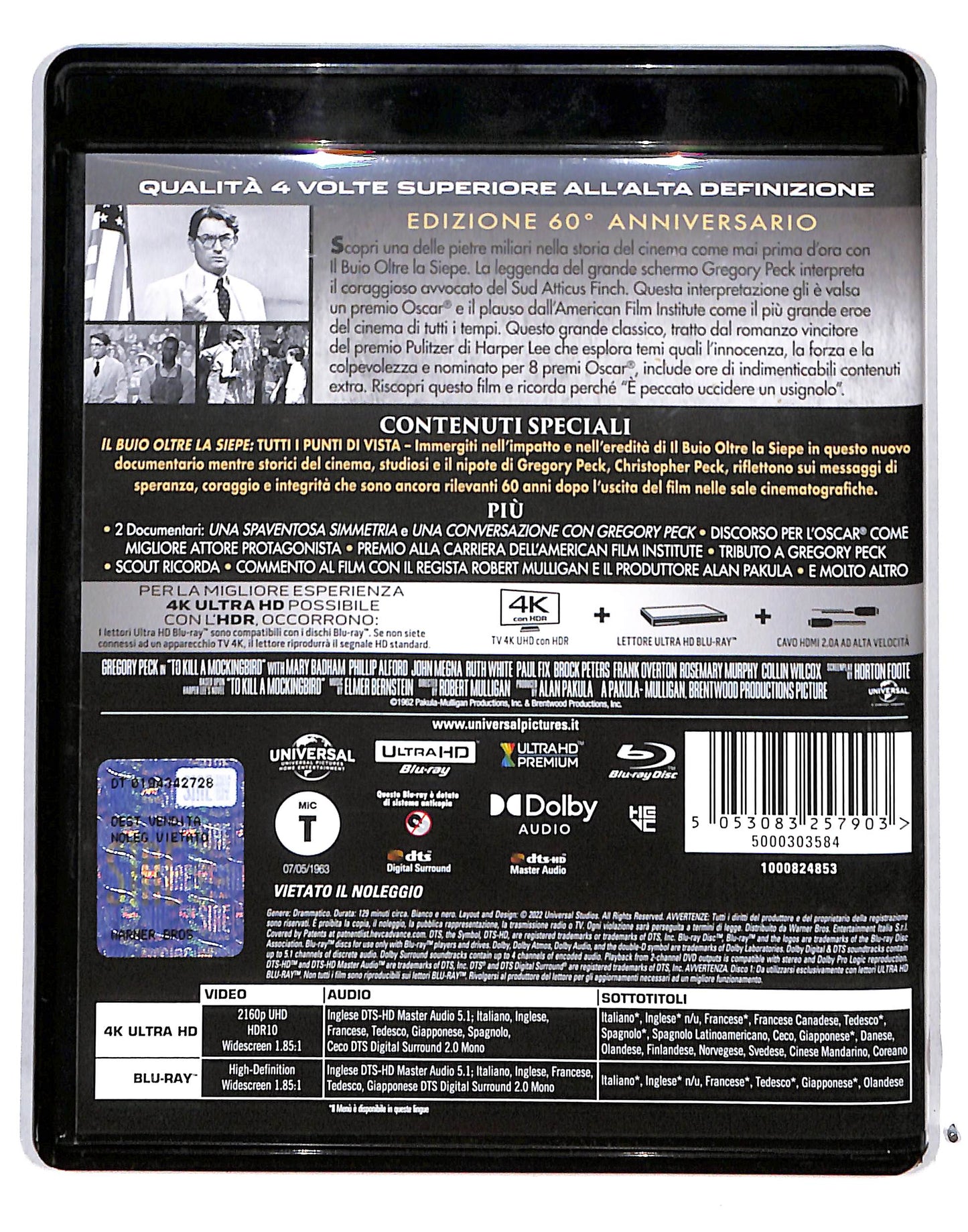 EBOND Il Buio oltre la siepe 4K ULTRA HD + BLURAY BLURAY DB718854