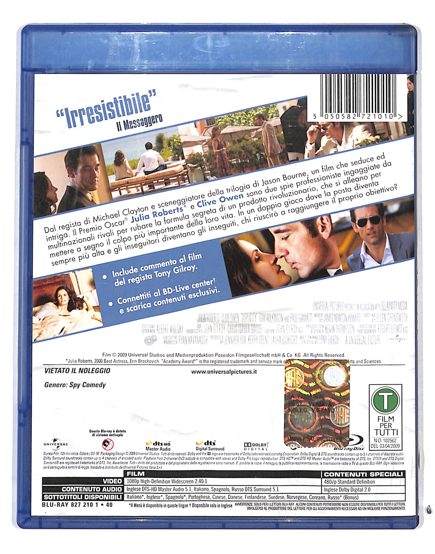 EBOND Duplicity BLURAY BLURAY DB718861