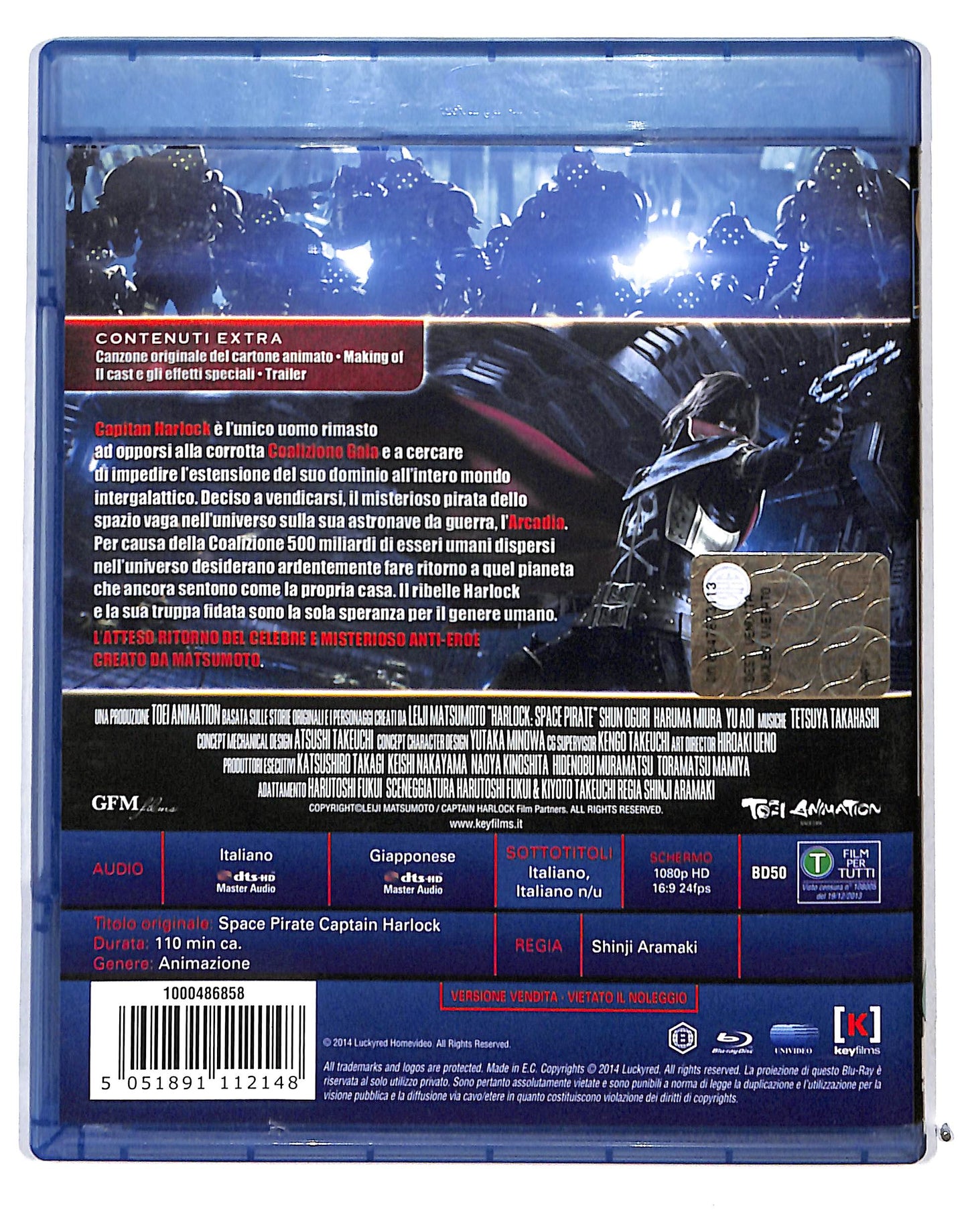 EBOND Capitan Harlock BLURAY BLURAY DB718863