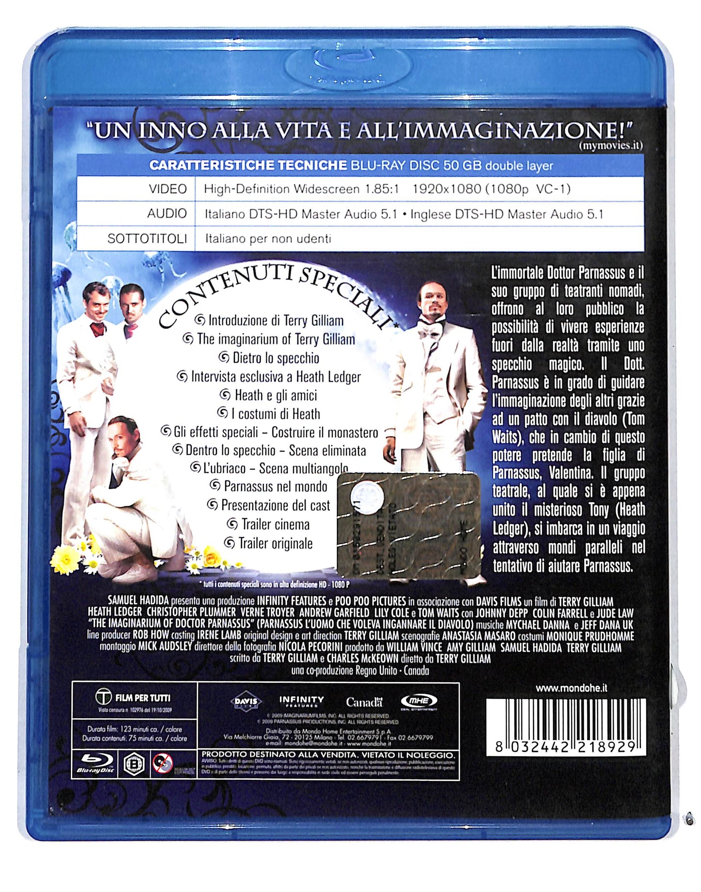 EBOND Parnassus - L'uomo che voleva ingannare il diavolo  BLURAY DB718868