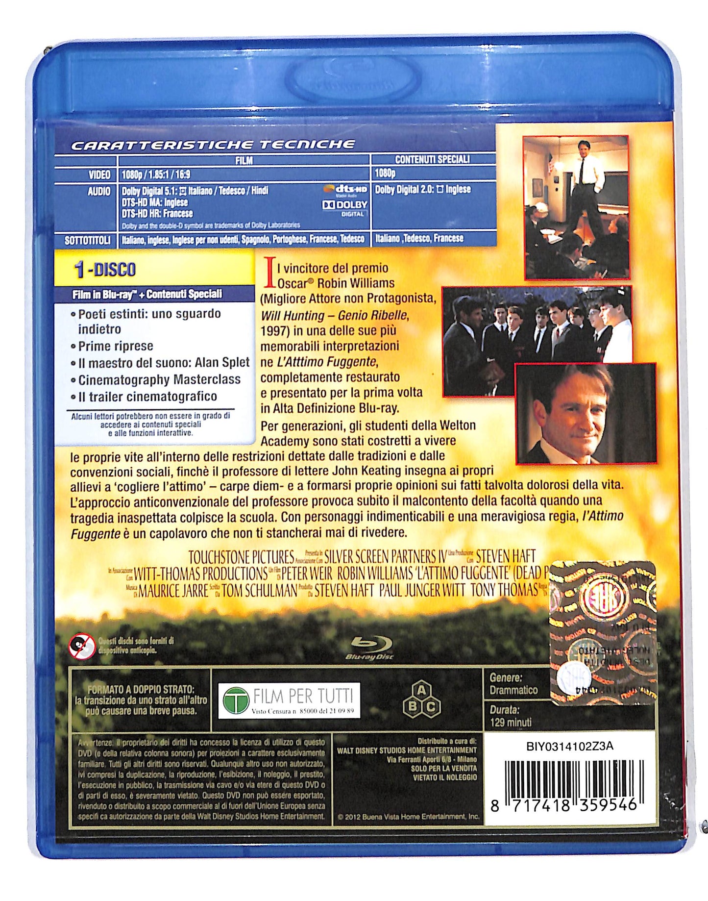 EBOND L' attimo fuggente BLURAY DB718869