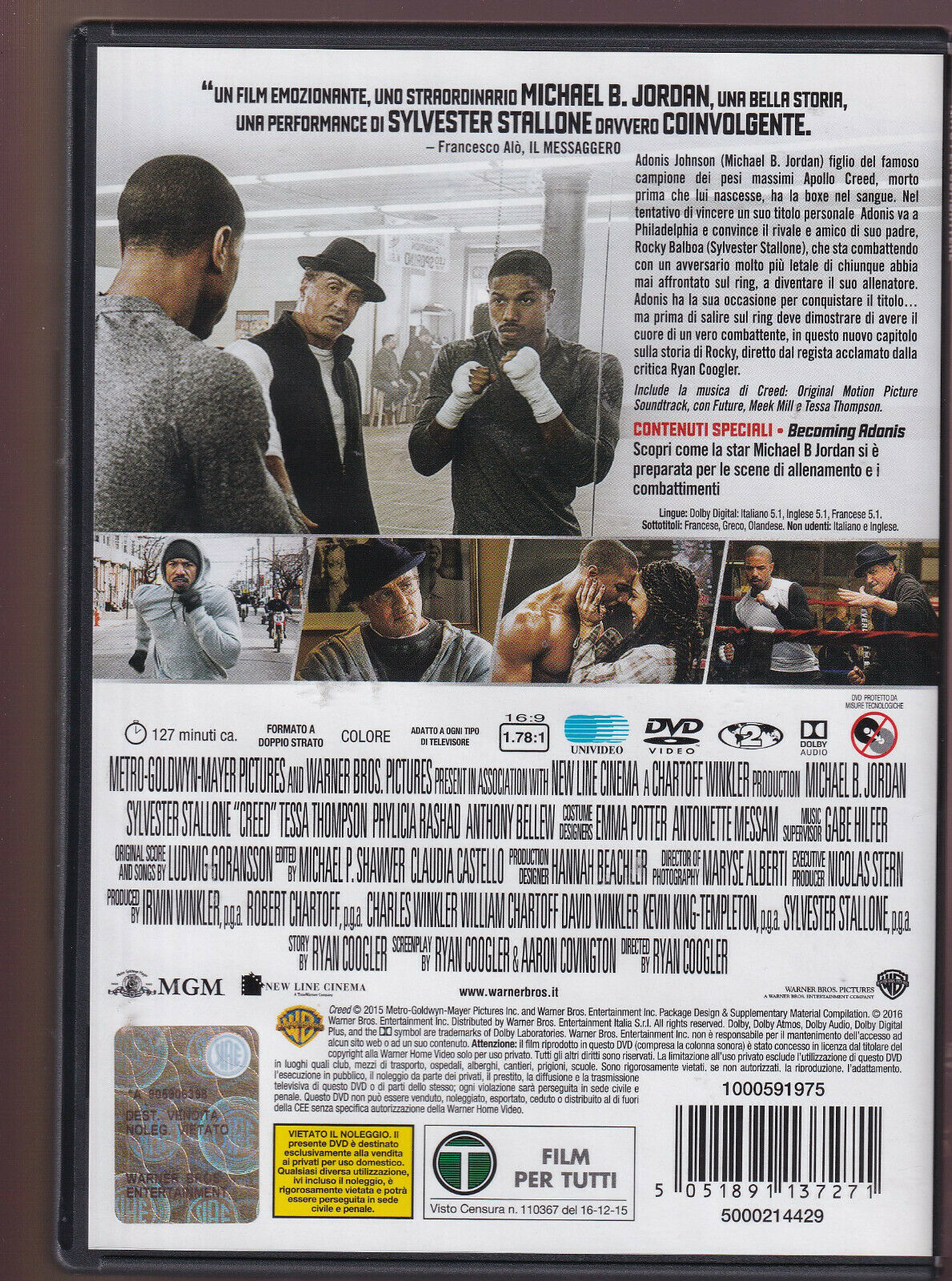 EBOND Creed Nato Per Combattere NOLEGGIO DVD DB719124