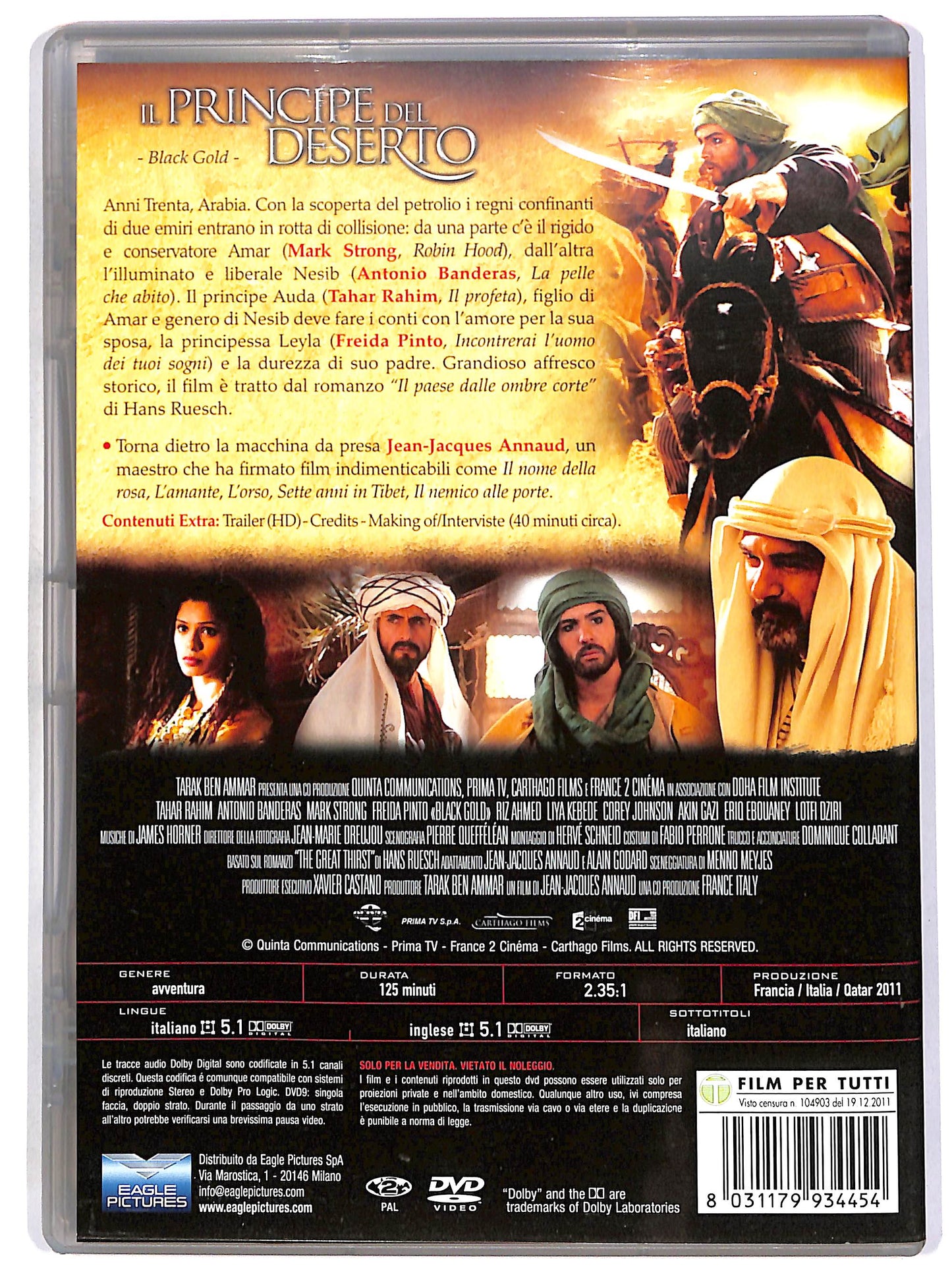 EBOND Il principe del deserto NOLEGGIO DVD DB719161