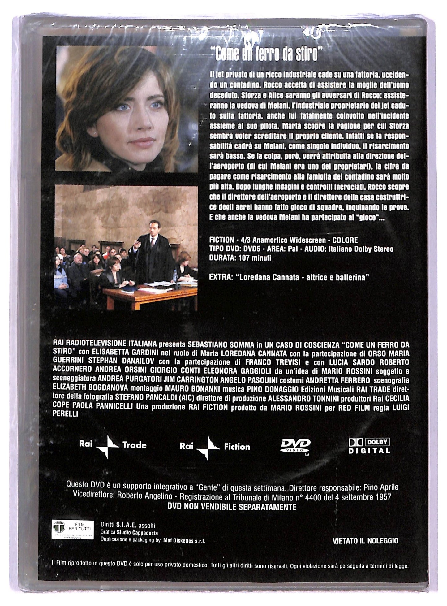 EBOND Un Caso Di Coscienza - Come Un Ferro Da Stiro EDITORIALE DVD DB719423