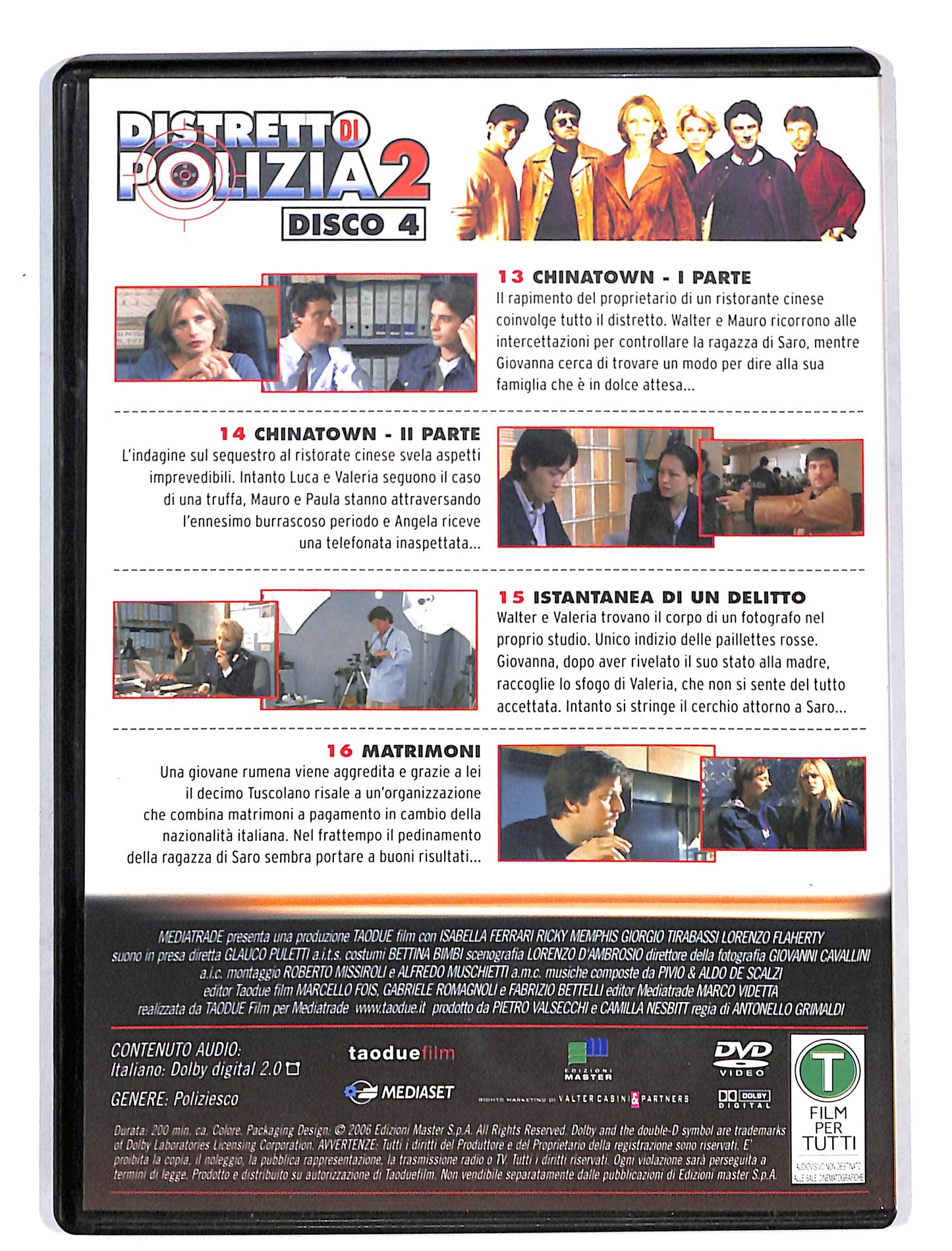 EBOND Distretto di Polizia 2 disco 4 EDITORIALE DVD DB719426