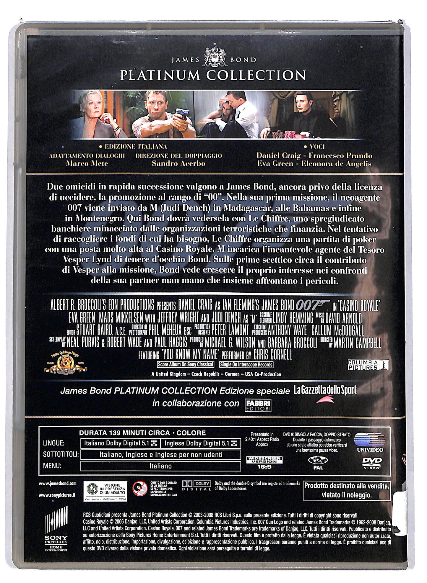 EBOND 007 casino royale - Platinum Collection EDITORIALE DVD DB719455