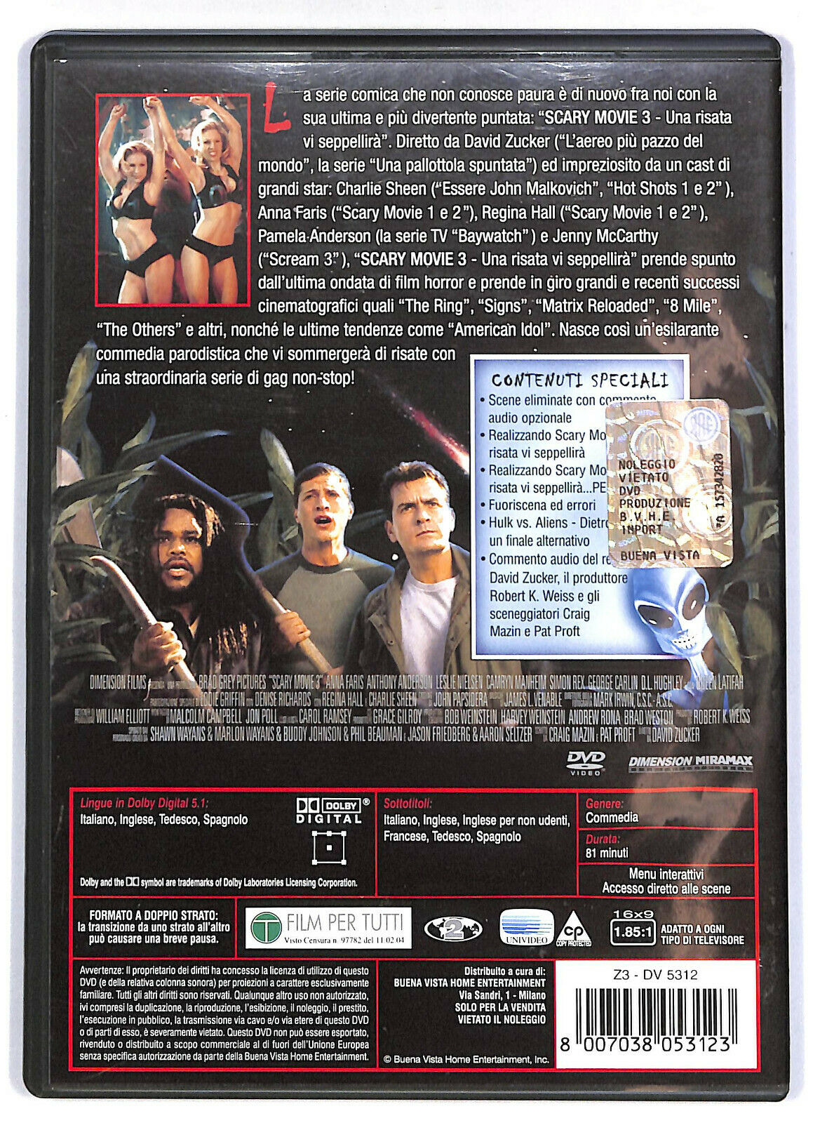 EBOND Scary Movie 3 - Una Risata Vi Seppellira DVD DB719903