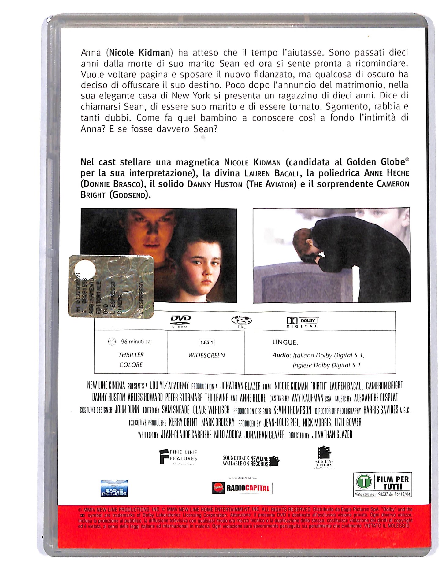 EBOND Birth io sono Sean EDITORIALE DVD DB719921