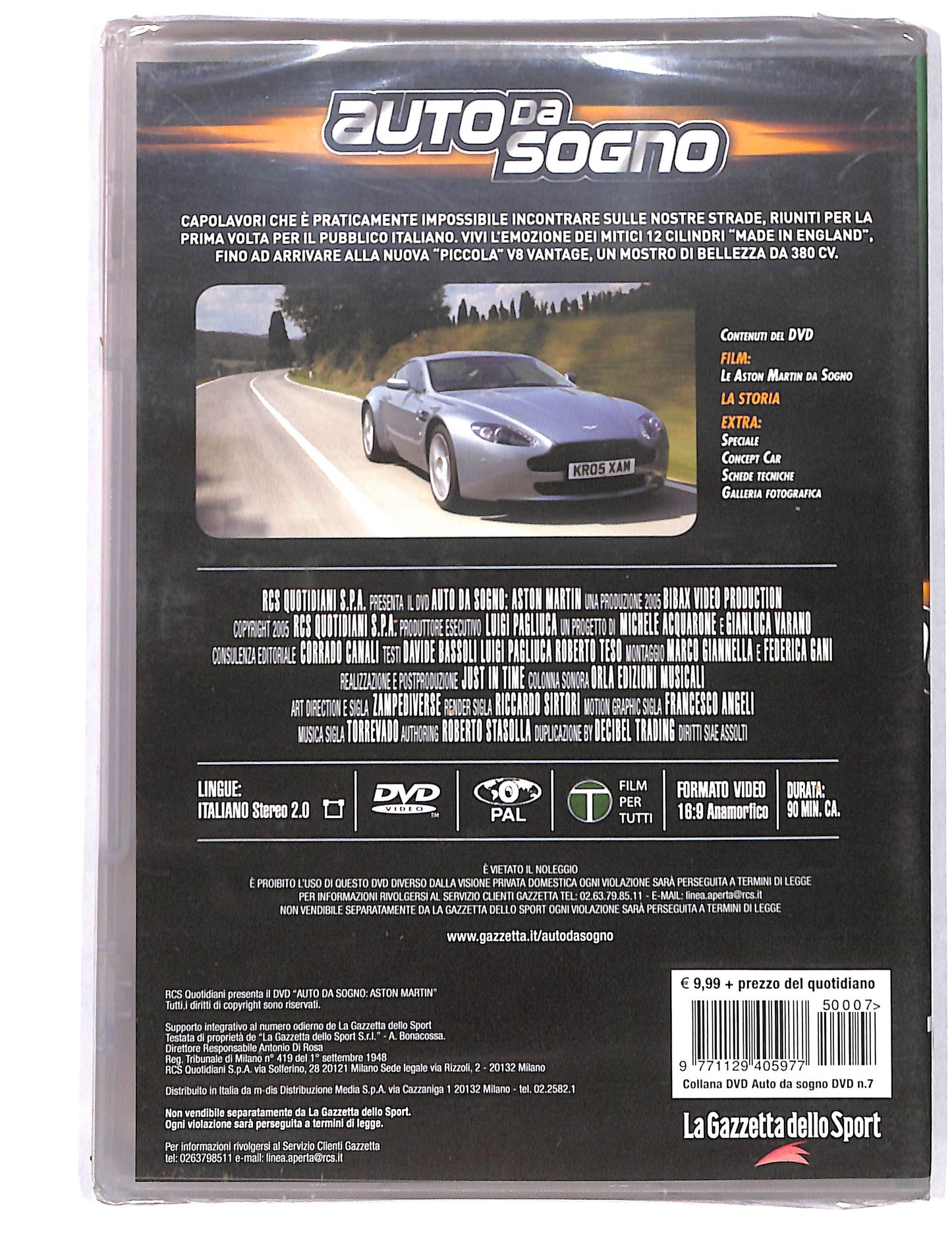 EBOND Auto da sogno vol.7 Aston Martin EDITORIALE DVD DB719949