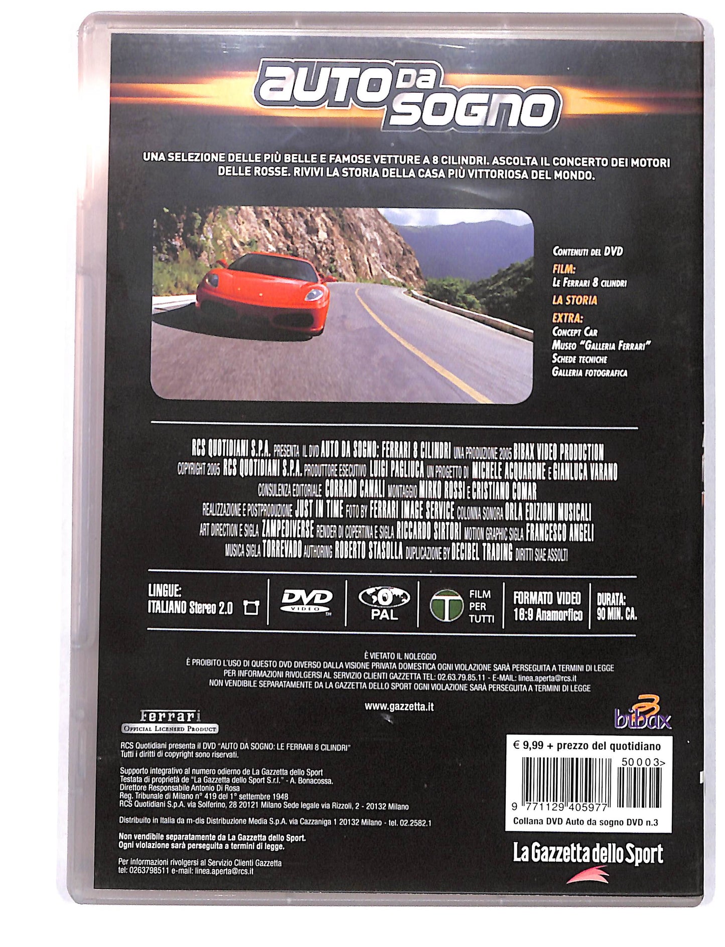 EBOND Auto da sogno vol.3 le ferrari 8 cilindri DVD DB719951