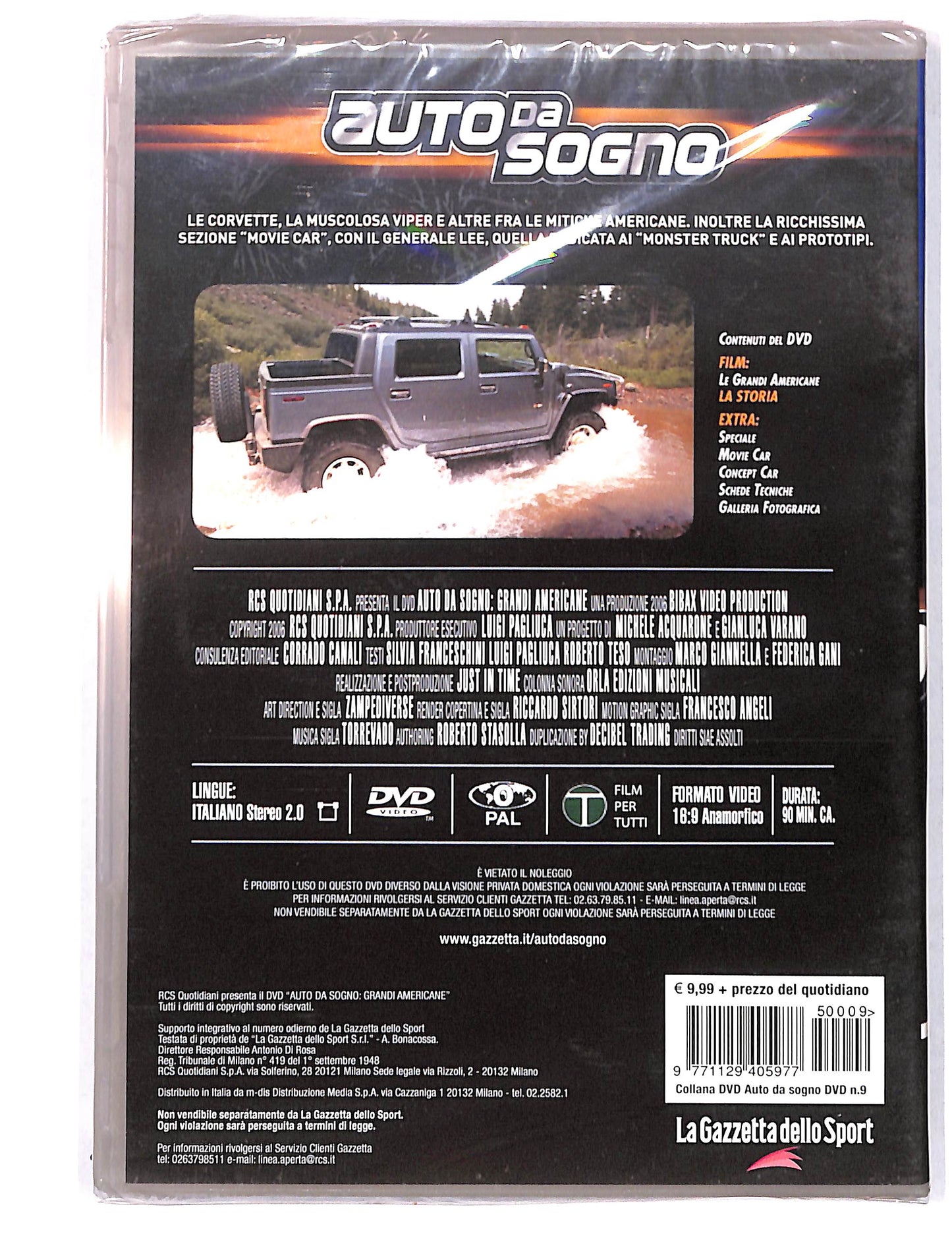 EBOND Auto da sogno vol.9 Grandi Americane EDITORIALE DVD DB719953