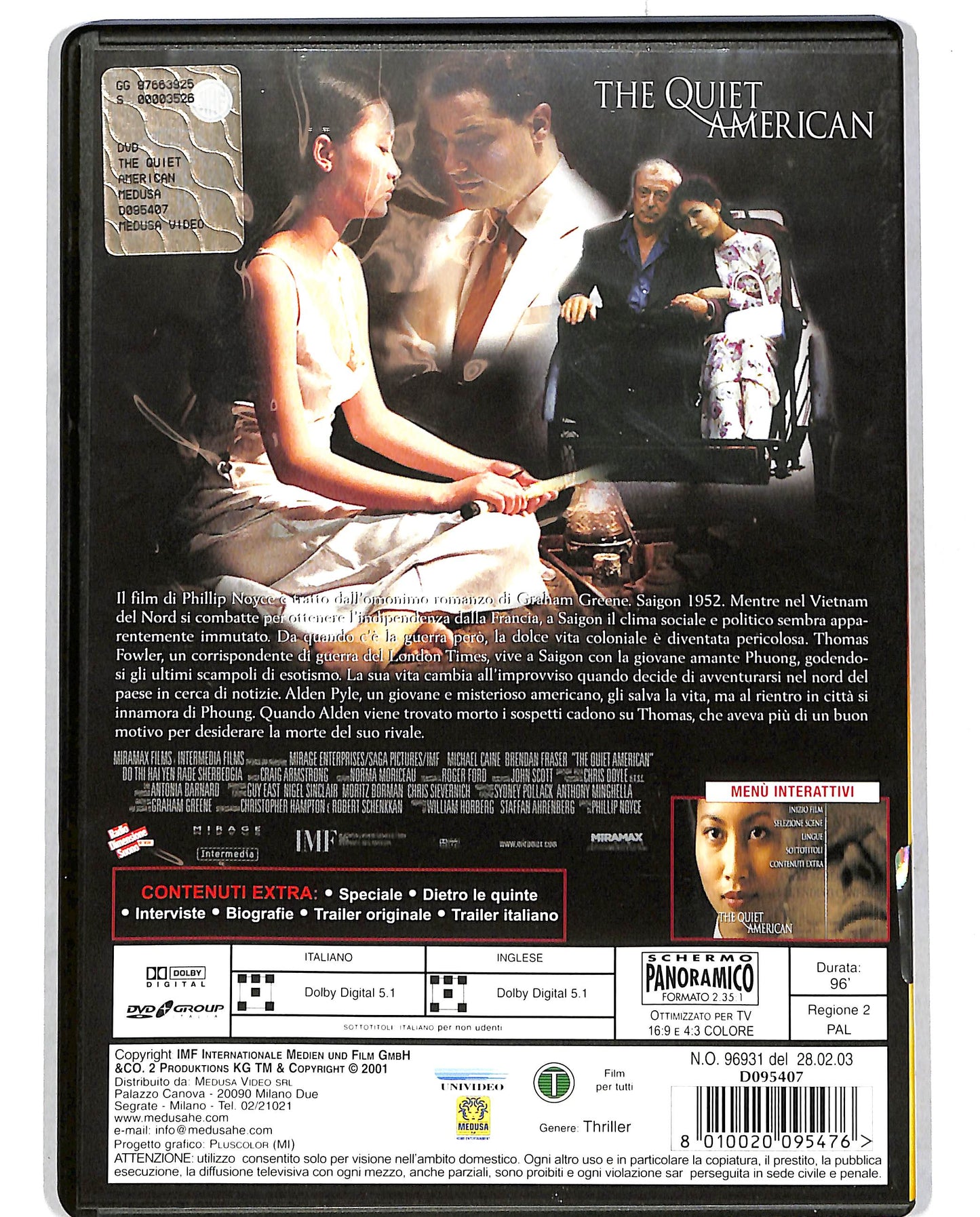 EBOND The Quiet American NOLEGGIO DVD DB720101