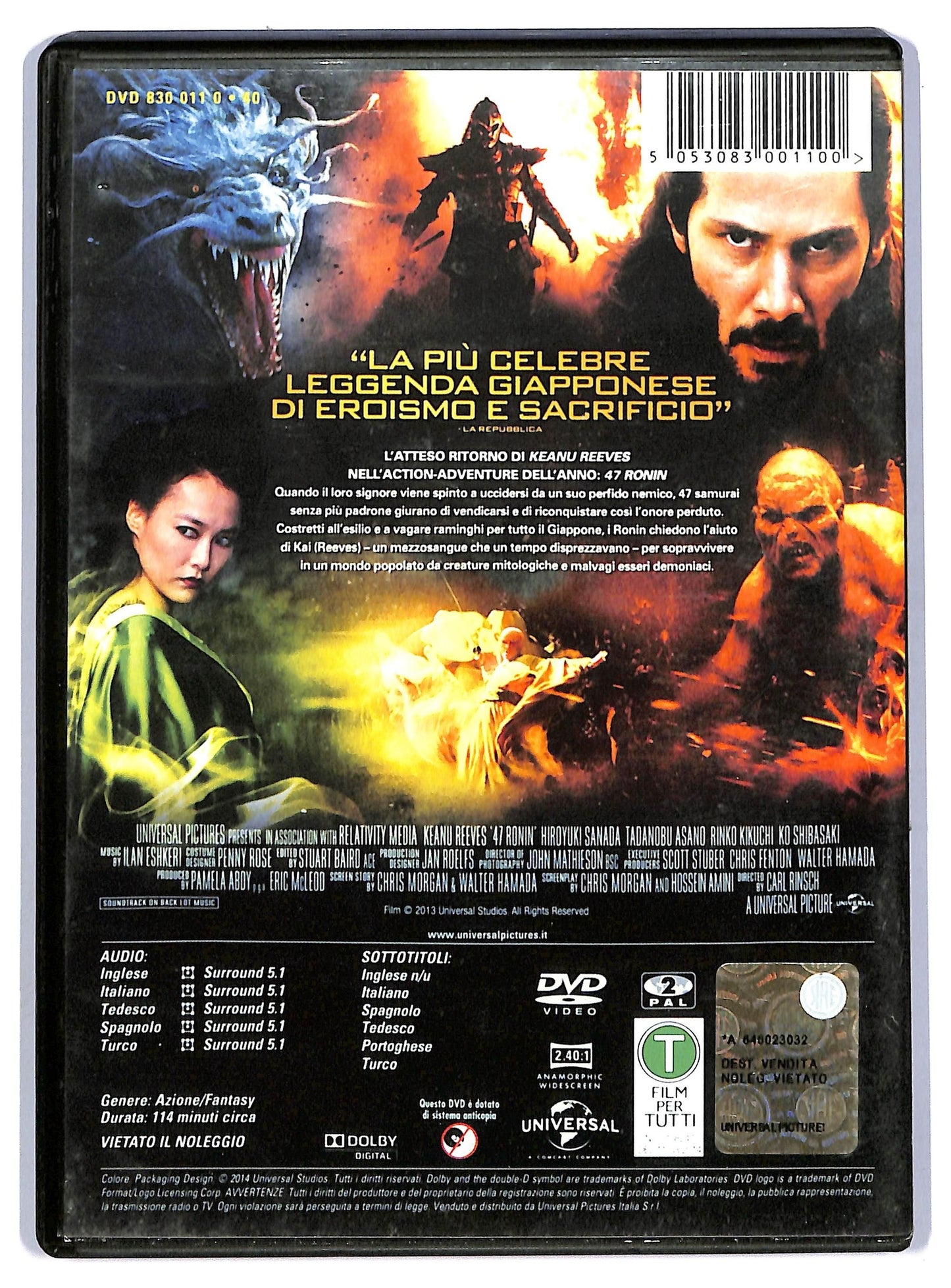 EBOND 47 Ronin NOLEGGIO DVD DB720116