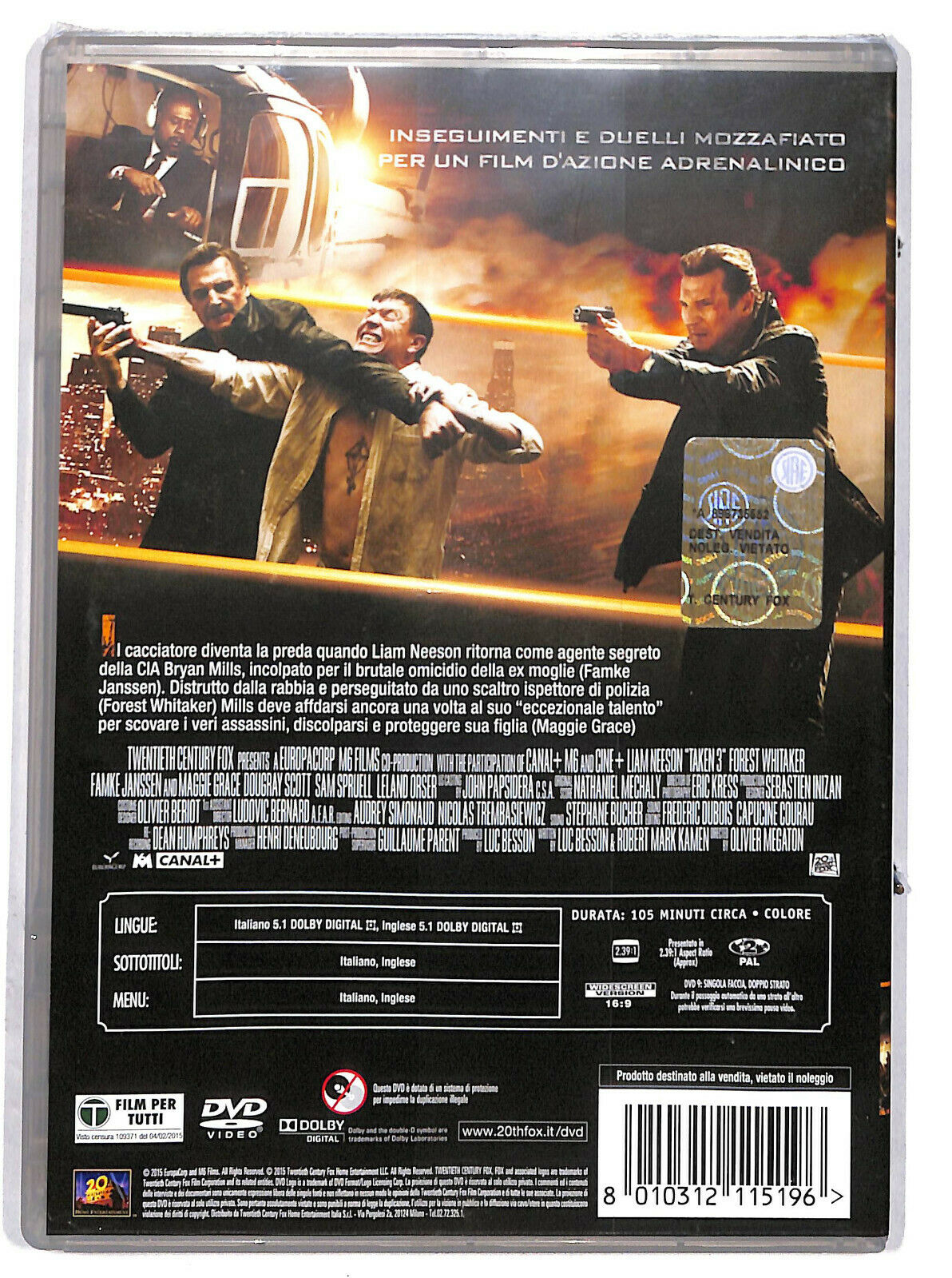 EBOND Taken 3 NOLEGGIO DVD DB720139