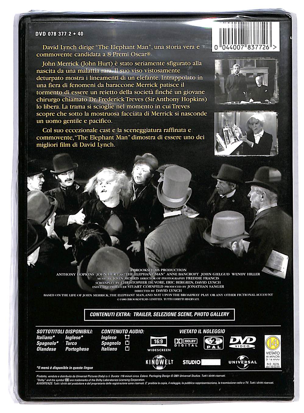 EBOND The Elephant Man DVD DB720808