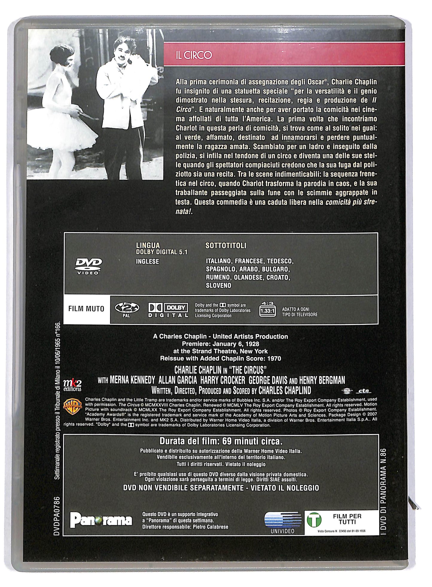 EBOND Charlie Chaplin - Il circo Volume 5 - EDITORIALE DVD DB720833