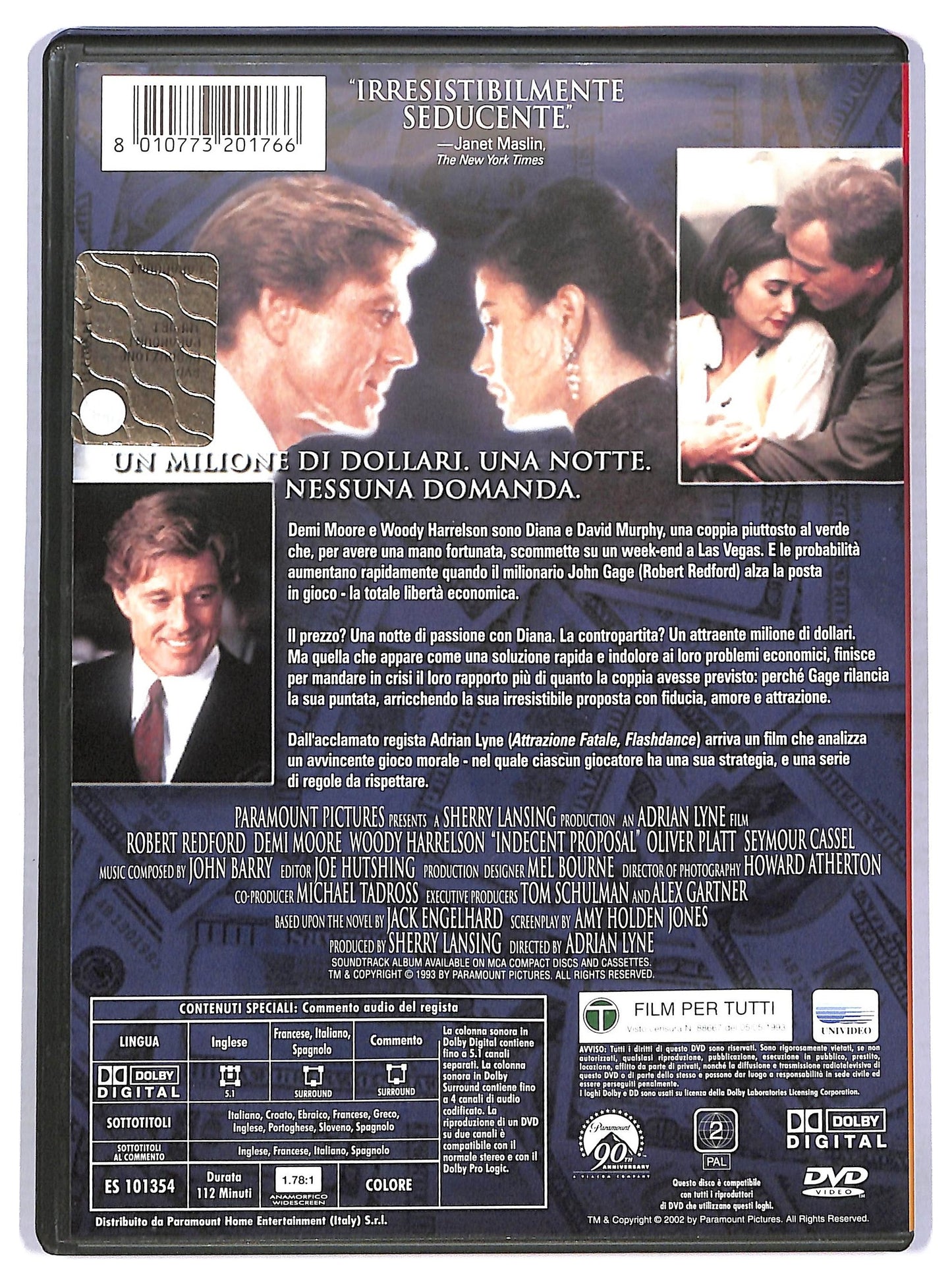 EBOND proposta indecente NOLEGGIO DVD DB721107