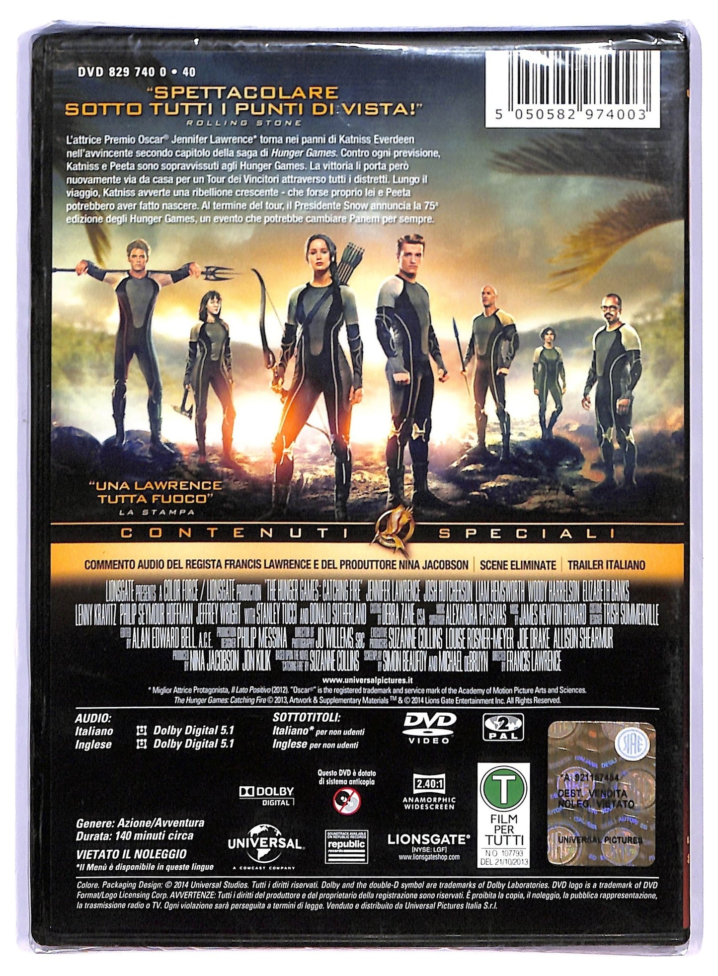EBOND Hunger Games - La ragazza di fuoco NOLEGGIO DVD DB721138
