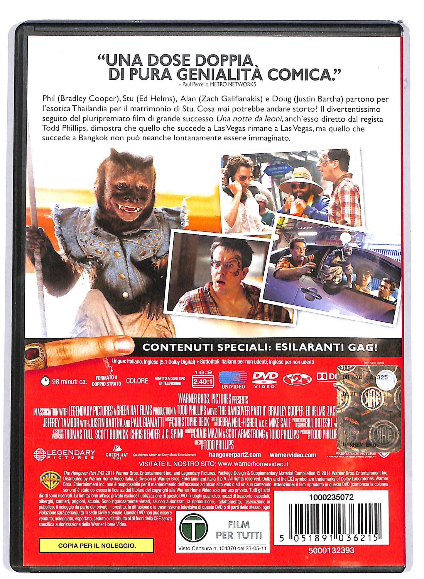 EBOND Una notte da leoni 2 NOLEGGIO DVD DB721145