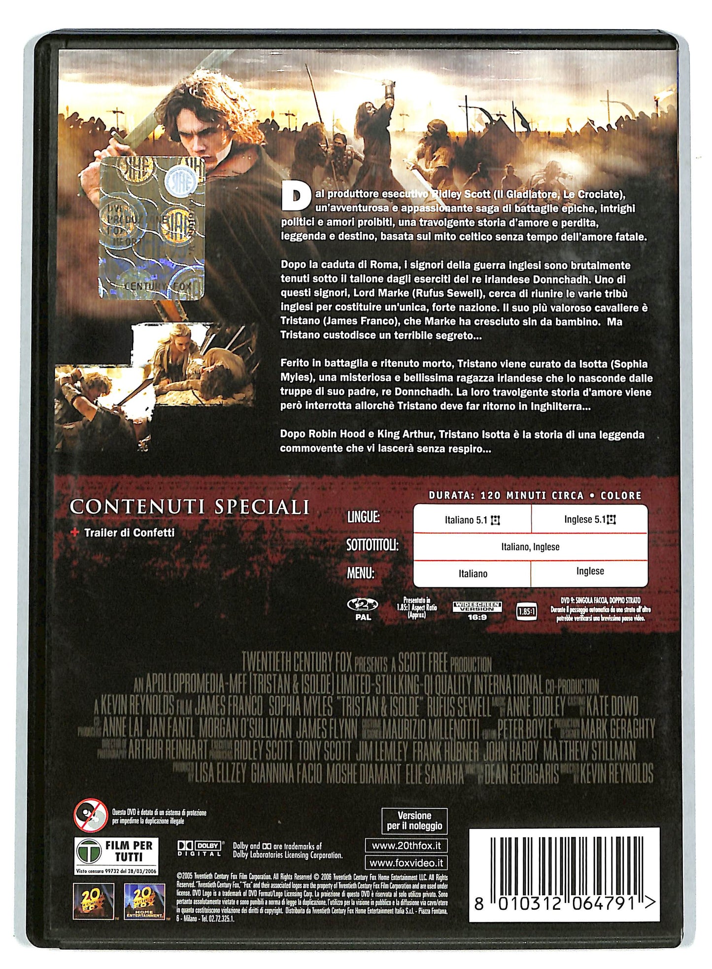 EBOND Tristano & Isotta NOLEGGIO DVD DB721149