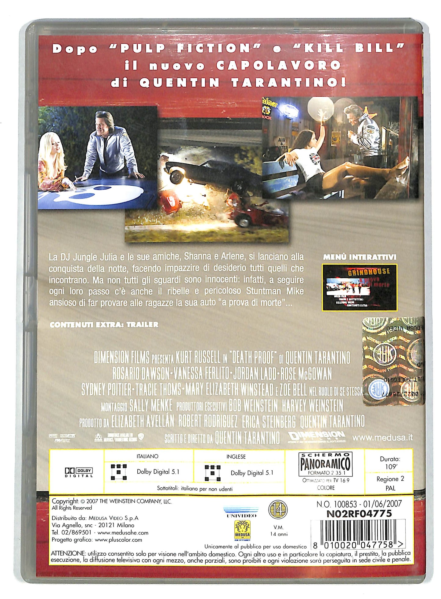 EBOND A prova di morte NOLEGGIO DVD DB721614