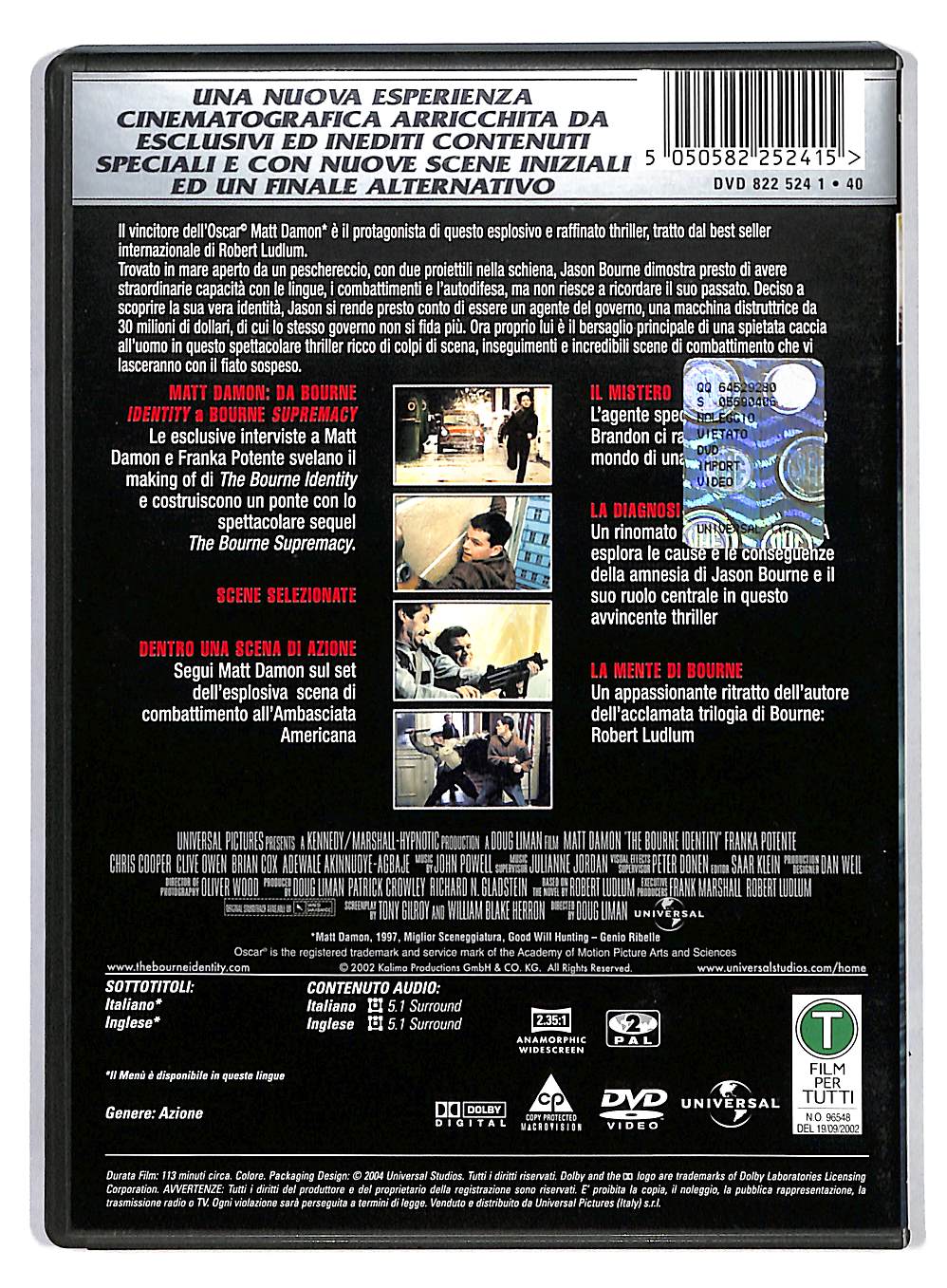 EBOND The Bourne Identity DVD DB721645