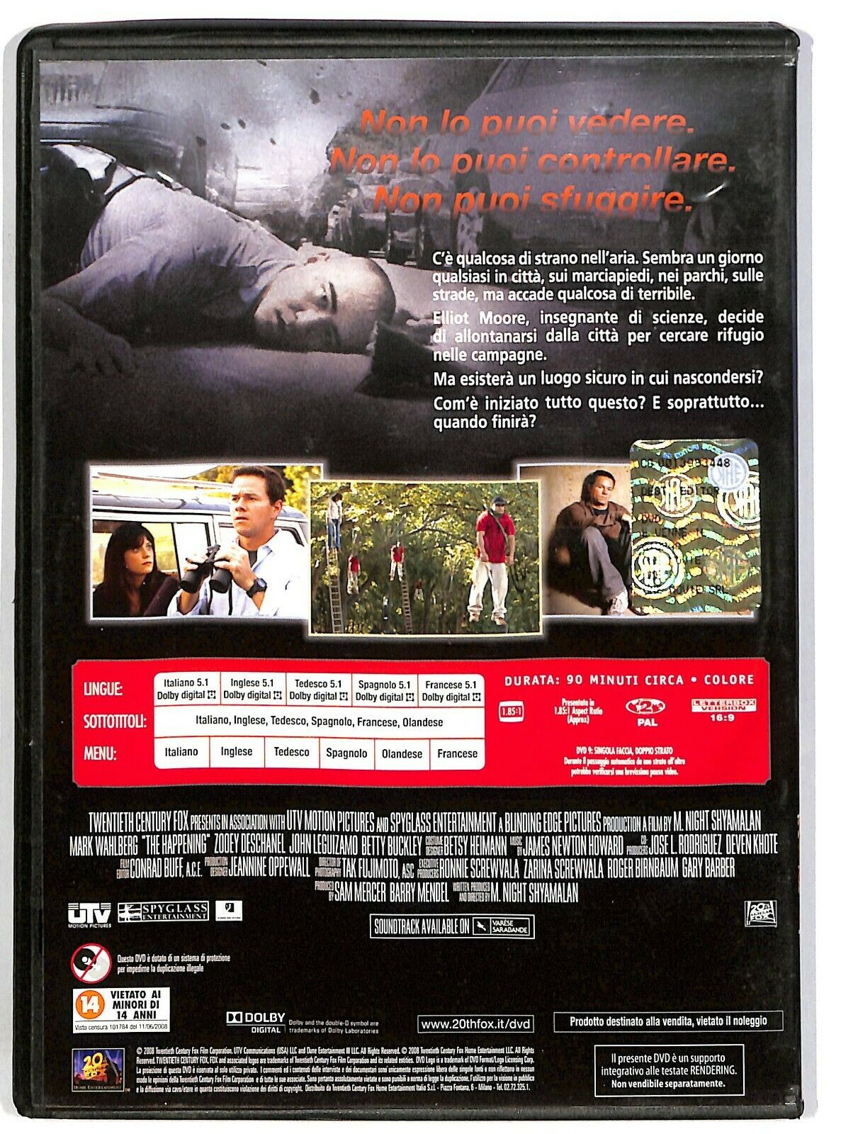 EBOND E Venne Il Giorno Con Mark Wahlberg Editoriale DVD DB721650