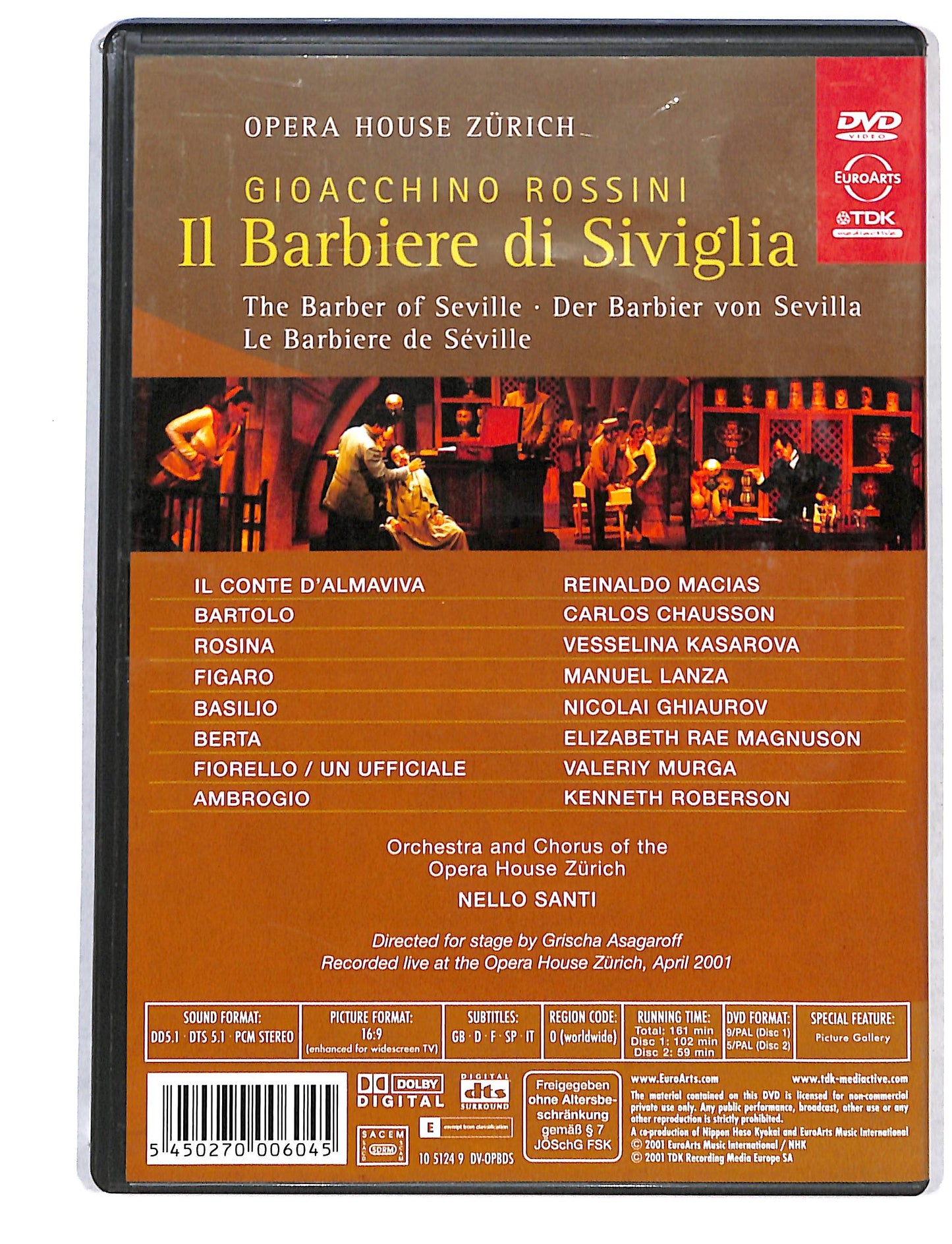 EBOND Il Barbiere Di Siviglia - Santi DVD DB721805