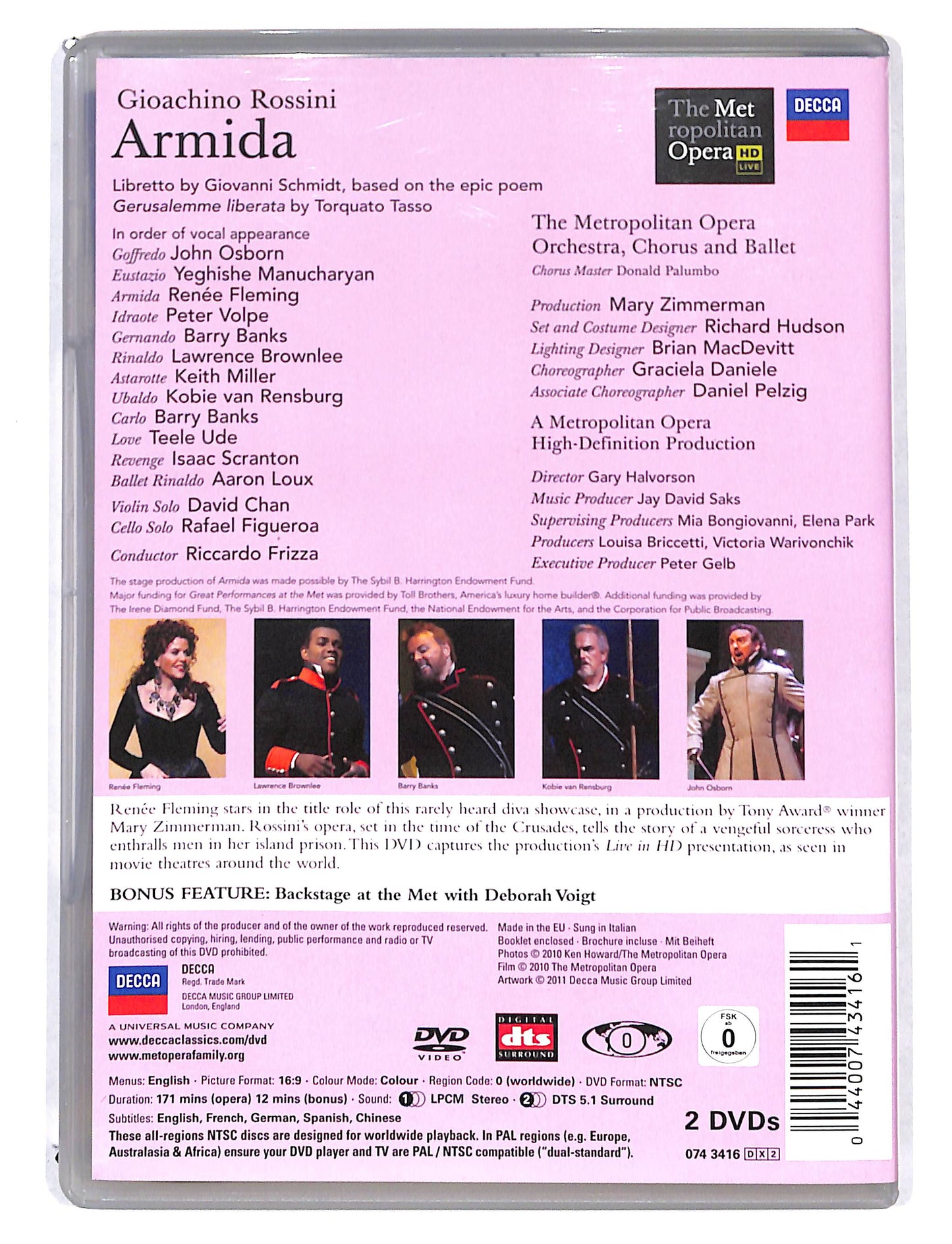 EBOND Rossini Armida Fleming Frizza DVD DB721807