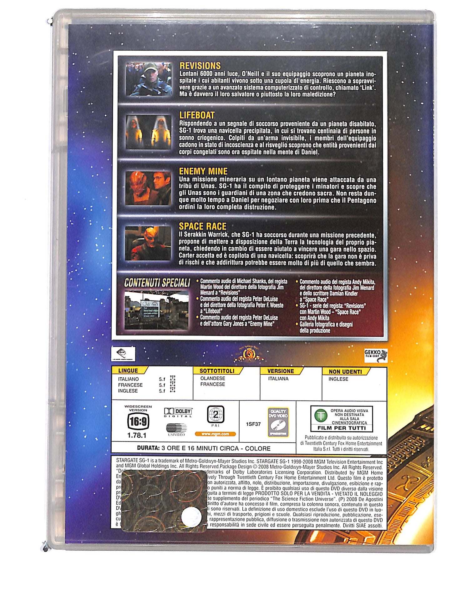 EBOND Stargate dvd Odissey stagione 1 File 138-141 EDITORIALE DVD DB721811
