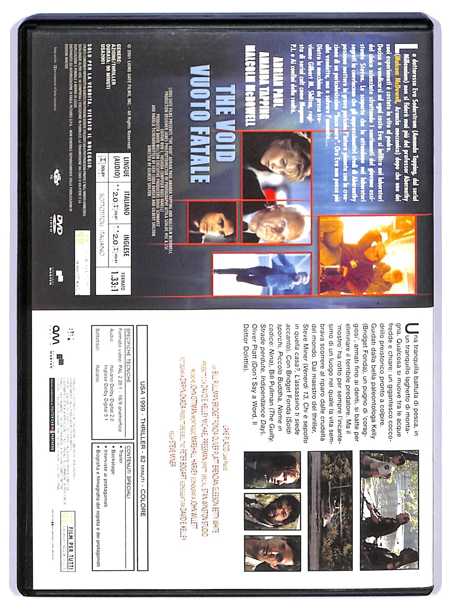 EBOND 2 film in dvd lake placid - the void EDITORIALE DVD DB721813