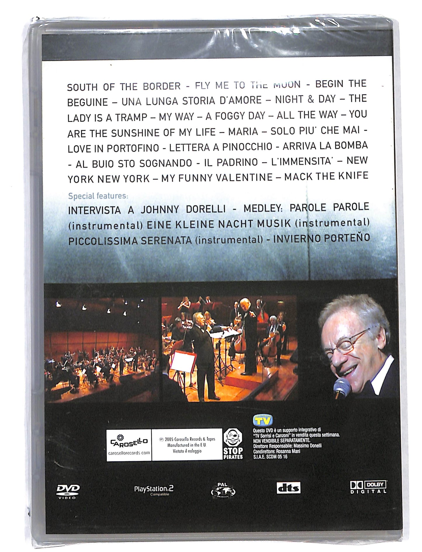 EBOND Johnny Dorelli Swingin live EDITORIALE DVD DB721822
