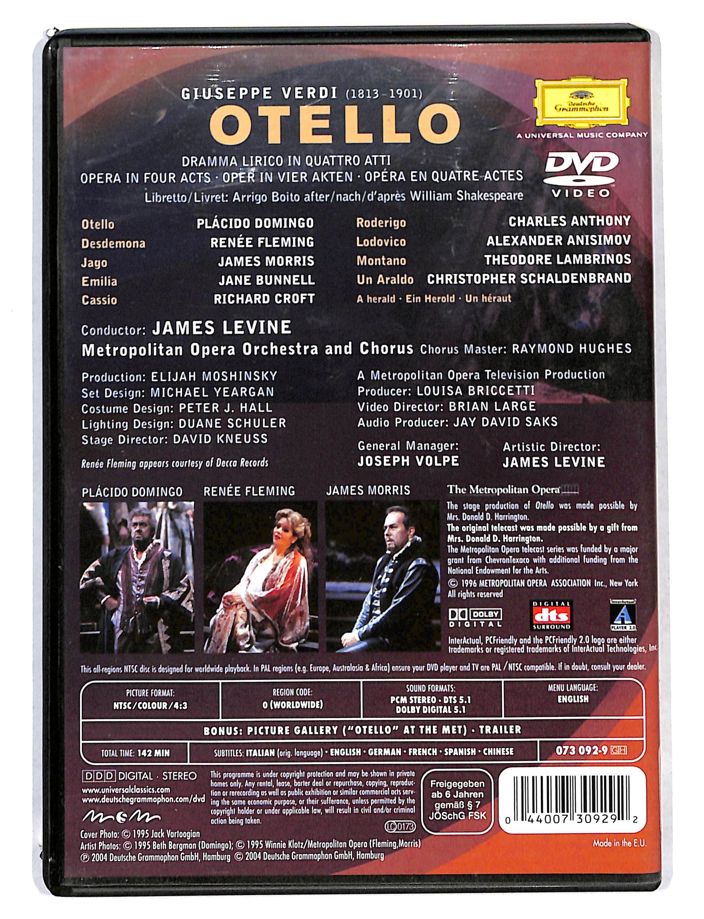 EBOND Verdi Otello - Levine DVD DB721826