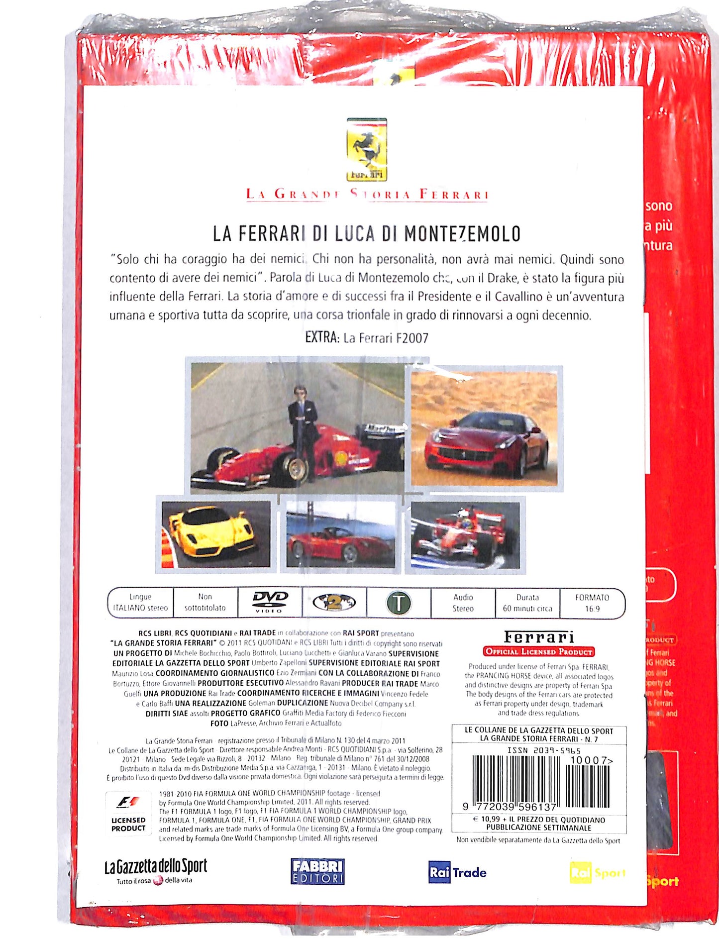 EBOND La Ferrari di Luca di Montezemolo vol.7 DVD DB721834