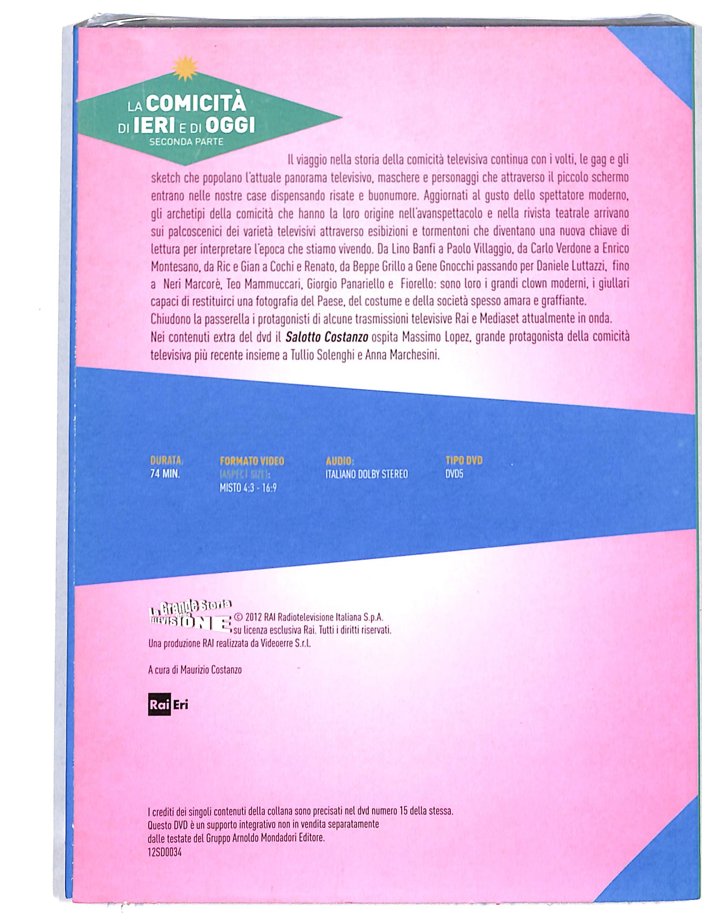 EBOND La Grande Storia Della TV vol.8 la comicita di ieri e di oggi DVD DB721859
