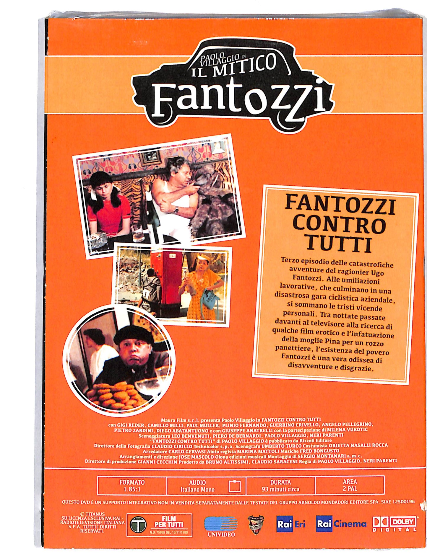 EBOND il mitico fantozzi - fantozzi contro tutti vol.3 DVD DB721863