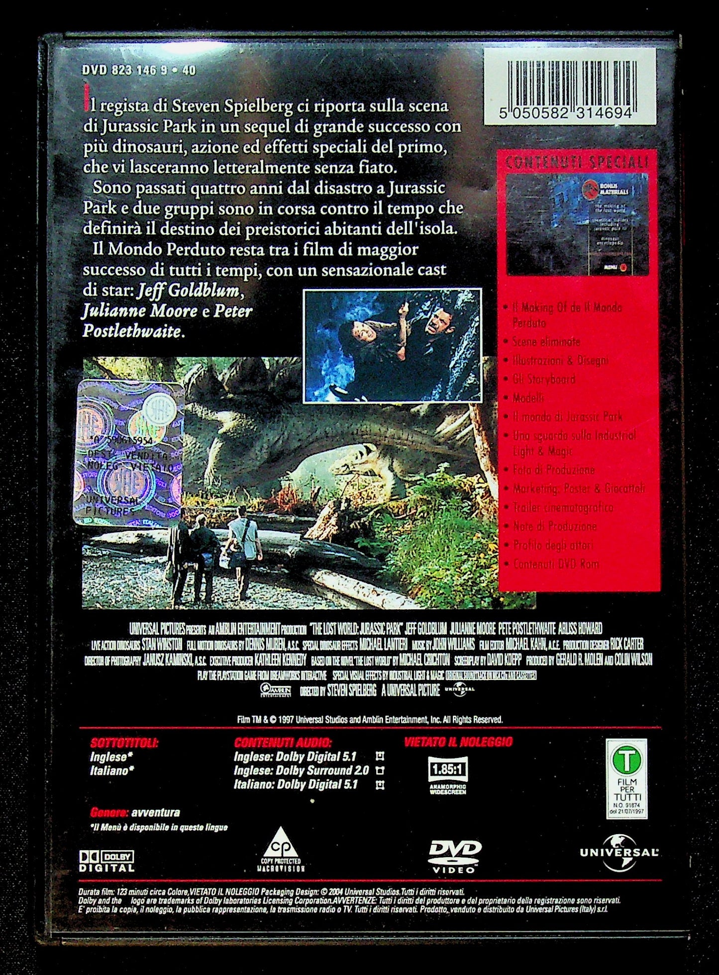 EBOND Il mondo perduto - Jurassic Park DVD DB722114