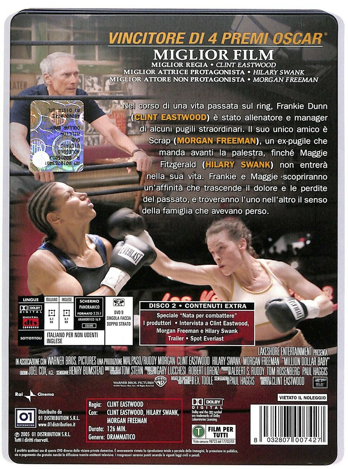 EBOND Million Dollar Baby Steelbook DVD DB722134