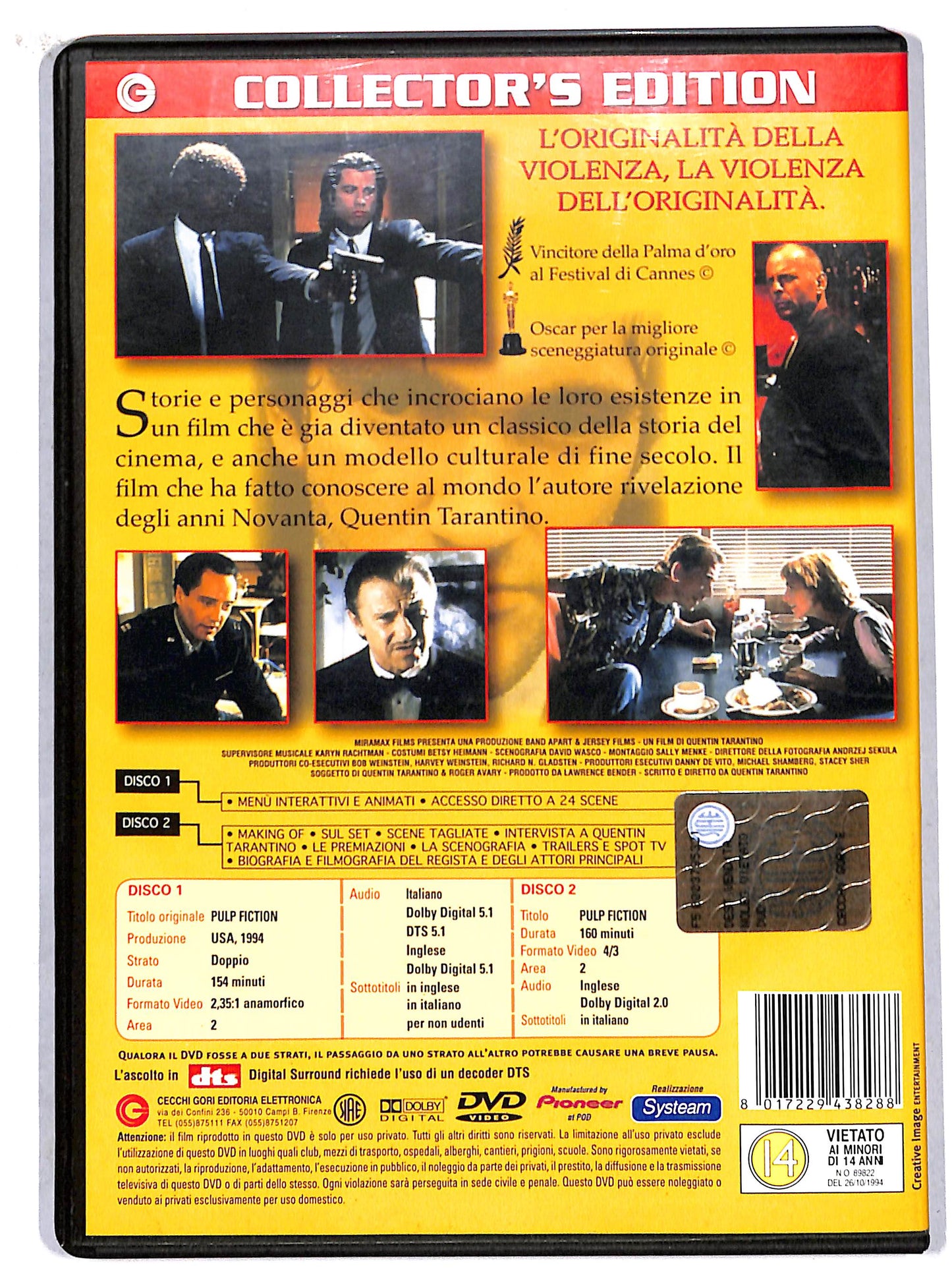 EBOND pulp fiction DVD DB722135