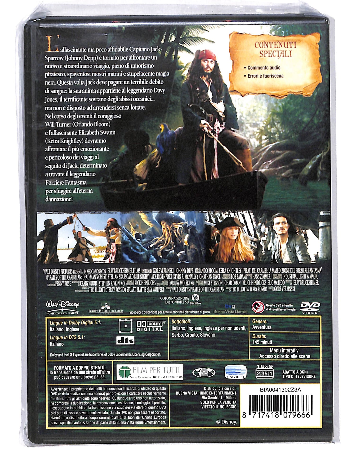EBOND Pirati dei Caraibi - La maledizione del forziere fantasma DVD DB722140