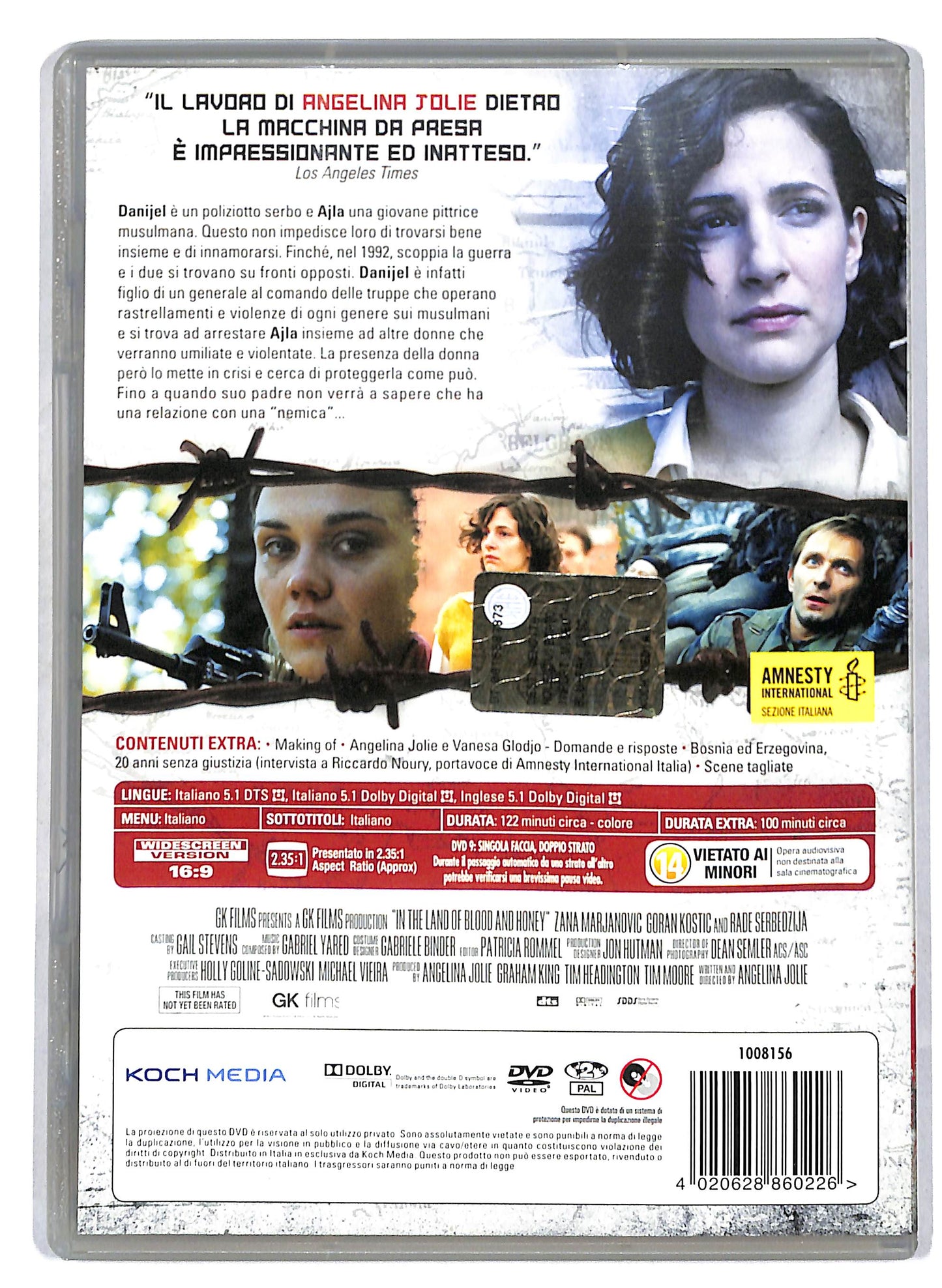 EBOND Nella terra del sangue e del miele DVD DB722152