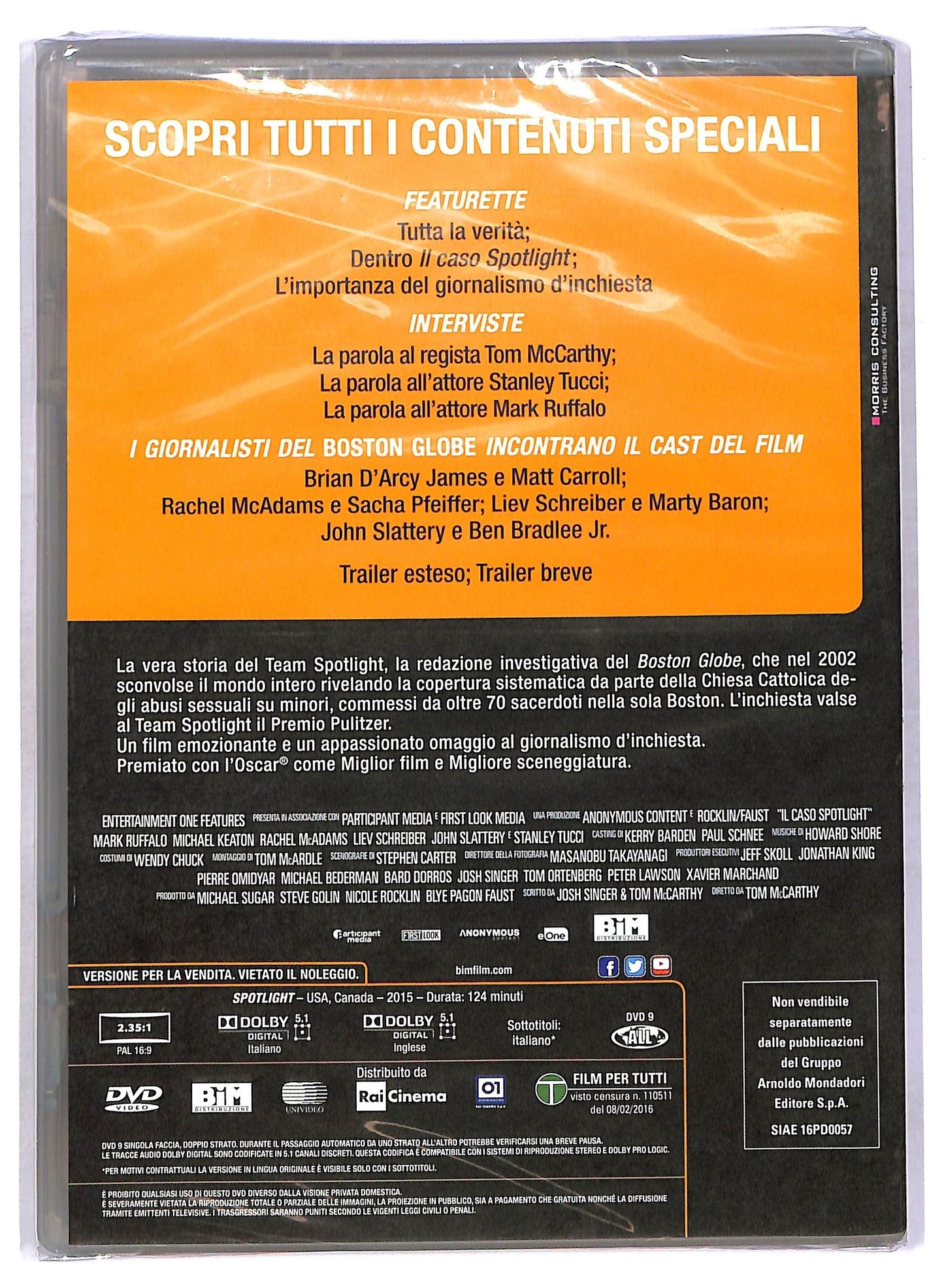 EBOND Il Caso Spotlight NOLEGGIO DVD DB722602