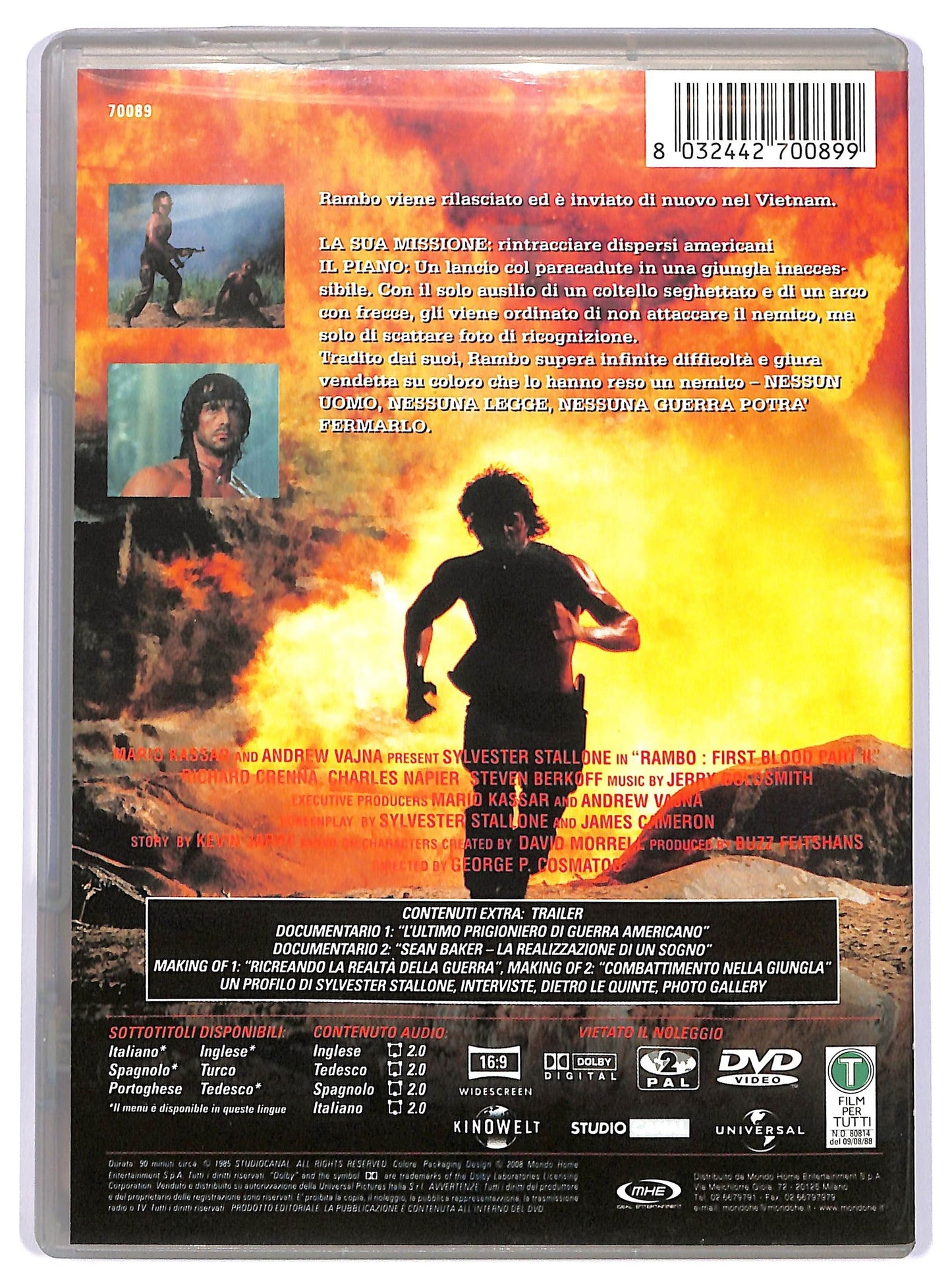 EBOND Rambo II La vendetta Vol.2 DVD DB722653