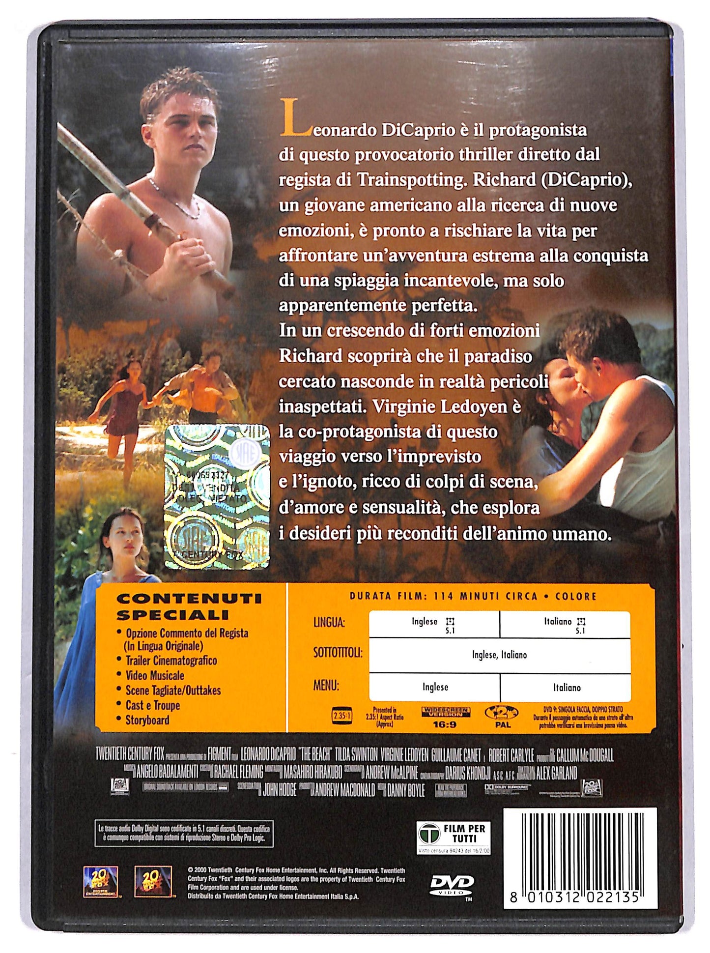 EBOND the beach NOLEGGIO DVD DB722660